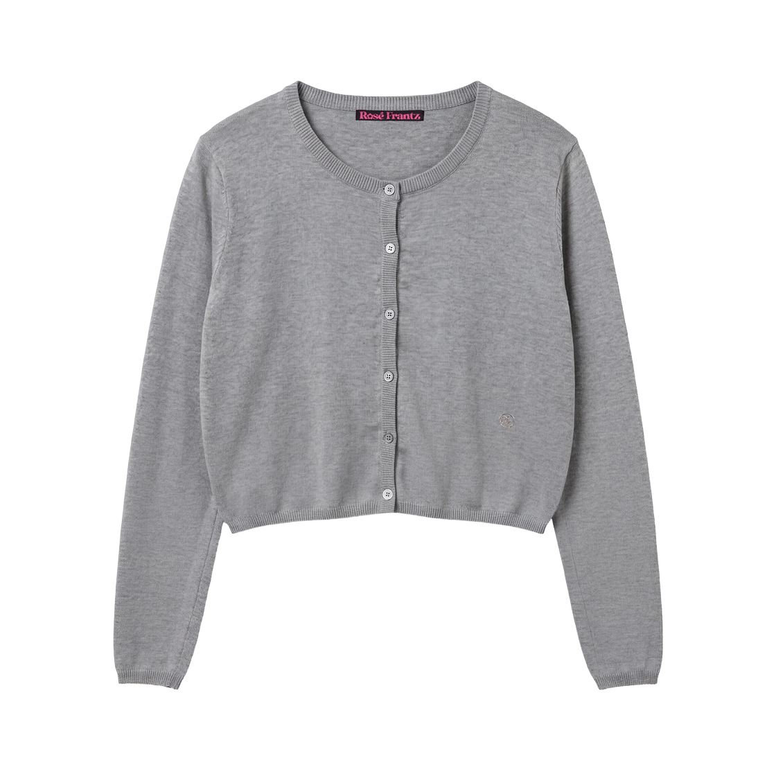로제프란츠 베이직 라운드 가디건 [그레이](Rosefrantz Basic Round Cardigan [Gray])
