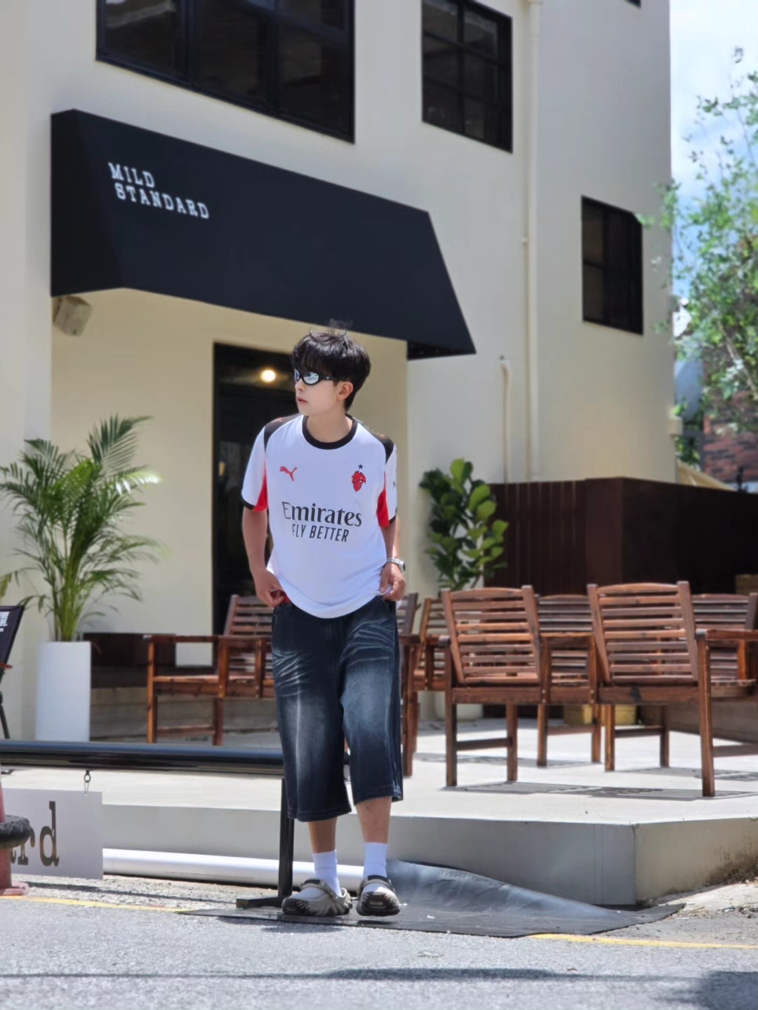 Puma AC Milan 2025/26 Away Replica Jersey White For All Time Red (Non Marking Ver.), Crocs Echo RO Ripstop Clog Bark 착용 스타일 - 2