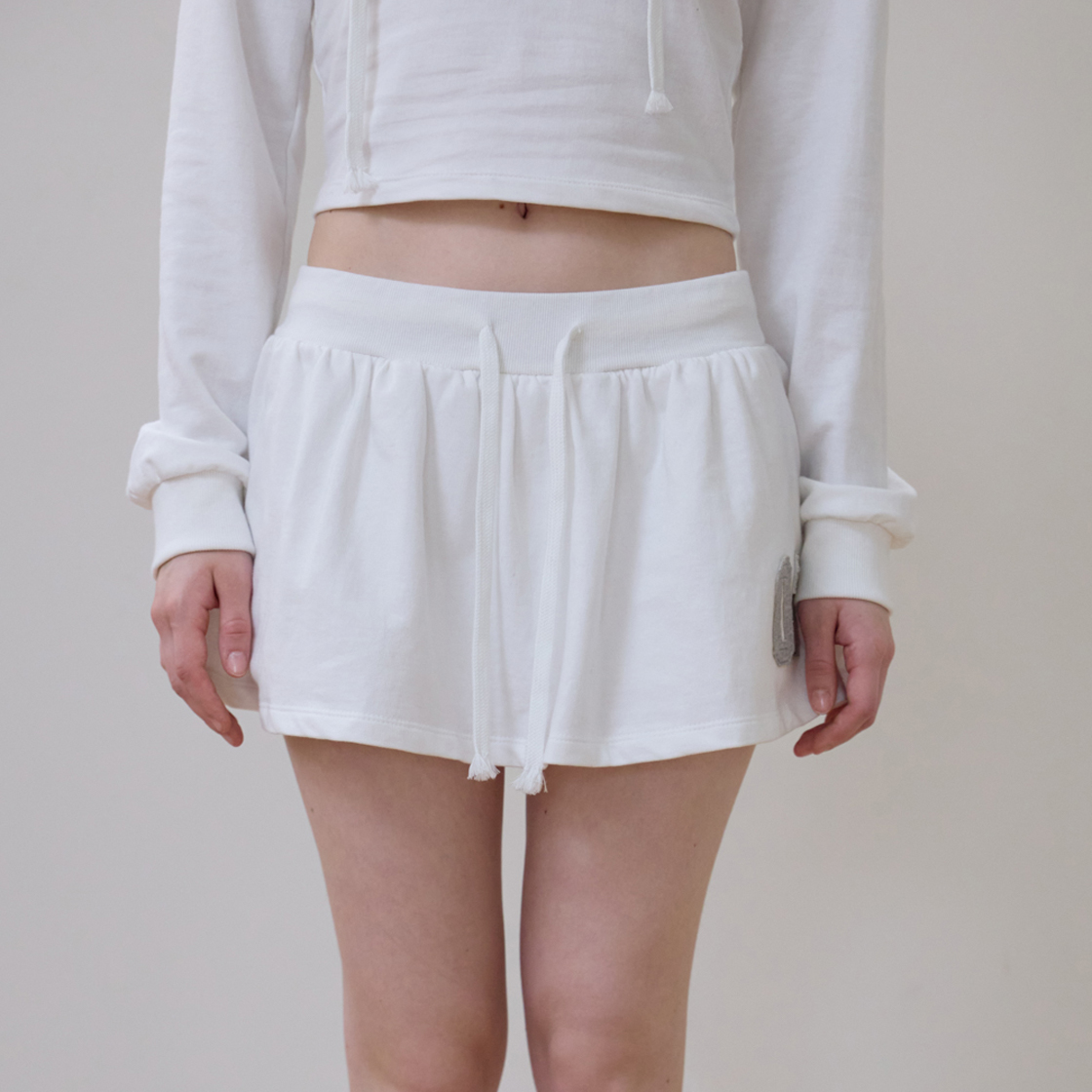 로제프란츠 패치워크 미니 스커트 [아이보리](Rosefrantz Patchwork Mini Skirt [Ivory]) - 2