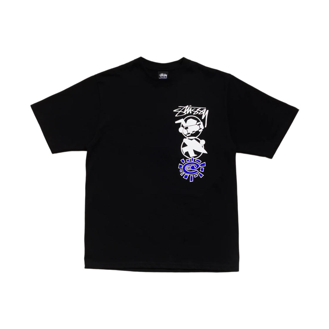스투시 x 올웨이즈 두 왓 유 슈드 두 스택 티셔츠 블랙(Stussy x Always Do What You Should Do Stack T-Shirt Black) - 2