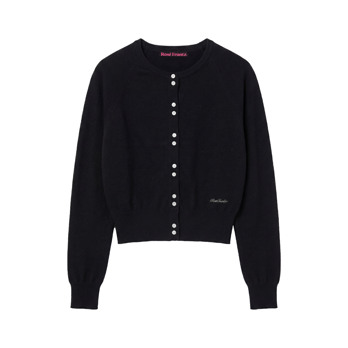 로제프란츠 더블 버튼 가디건 [블랙](Rosefrantz Double Button Cardigan [Black])