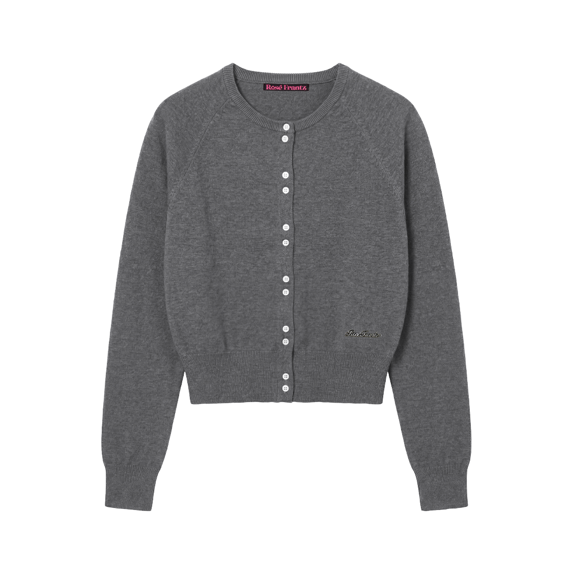 로제프란츠 더블 버튼 가디건 [차콜](Rosefrantz Double Button Cardigan [Charcoal])