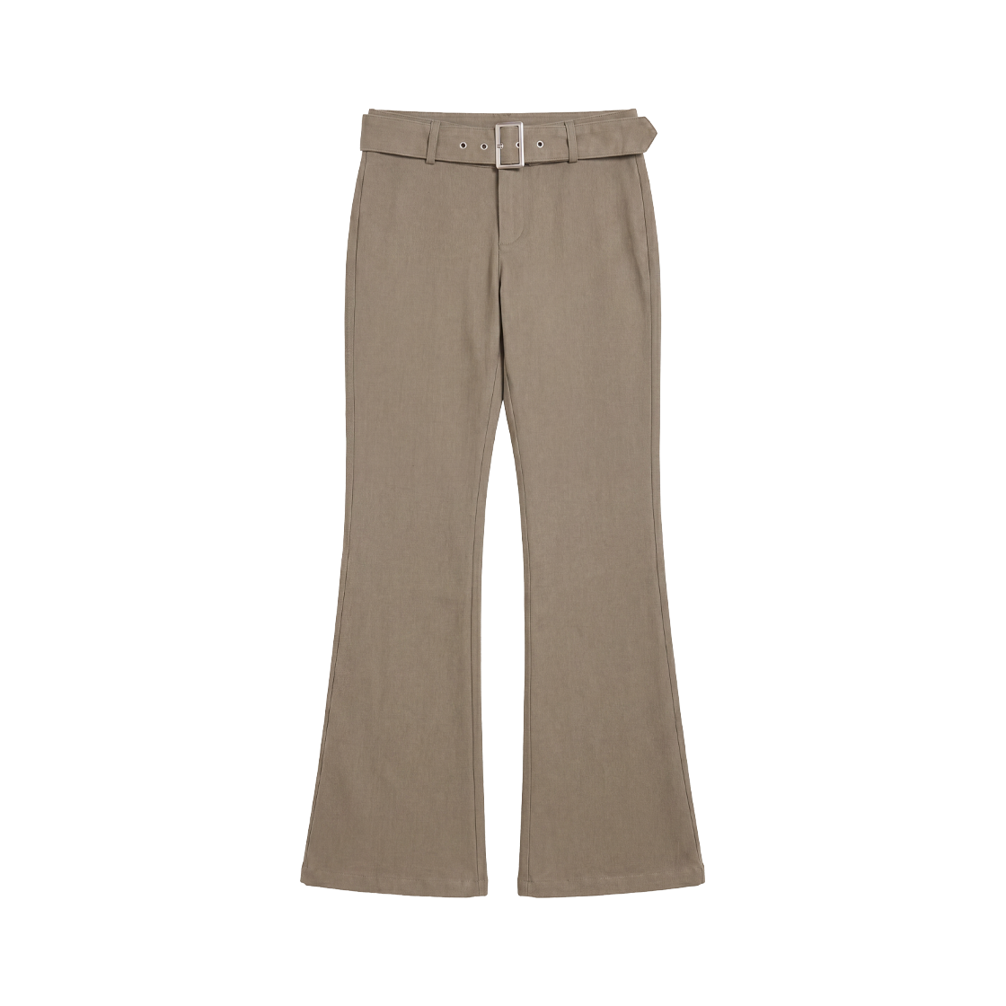 RS26FPT101BEG Rosefrantz Belted Boots Cut Pants [Beige]
