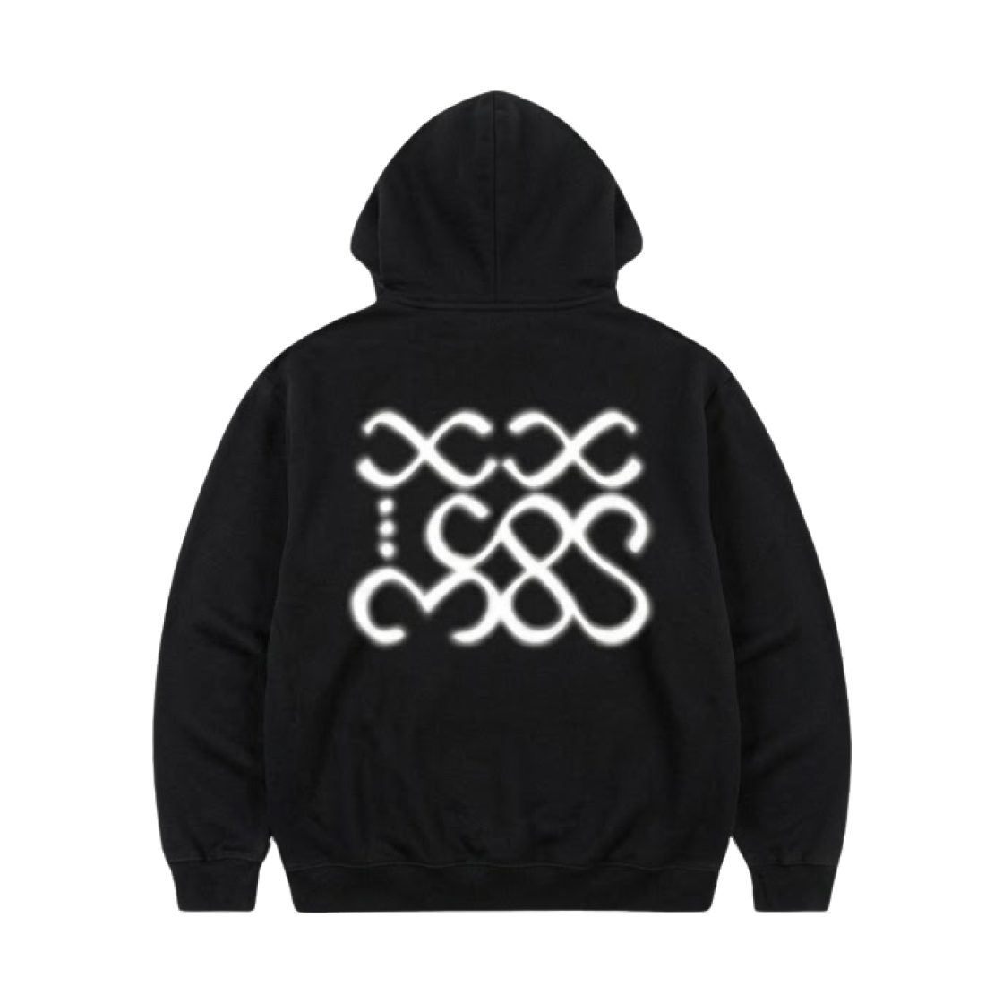 빅뱅 20주년 기념 미디어 전시회 집업 후드 코스모스 블랙(Bigbang 20th Anniversary Media Exhibition Zip-Up Hoodie Cosmos Black) - 1