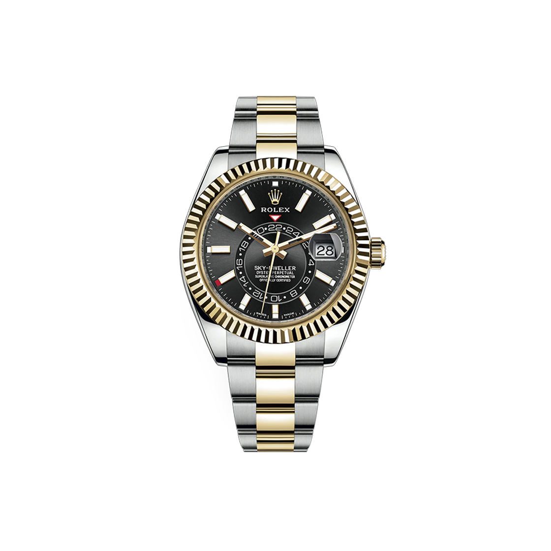 IT467SKL59U8 Rolex Sky-Dweller Black Dial Oyster No. 8406
