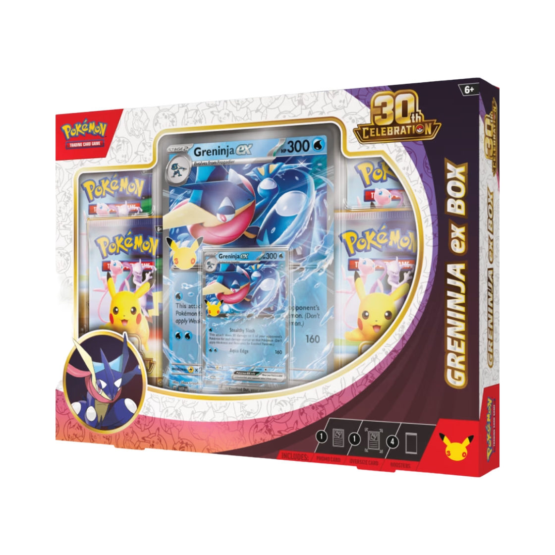 - Pokemon TCG 30th Celebration Pokémon ex Box Greninja ex Box (English Ver.)