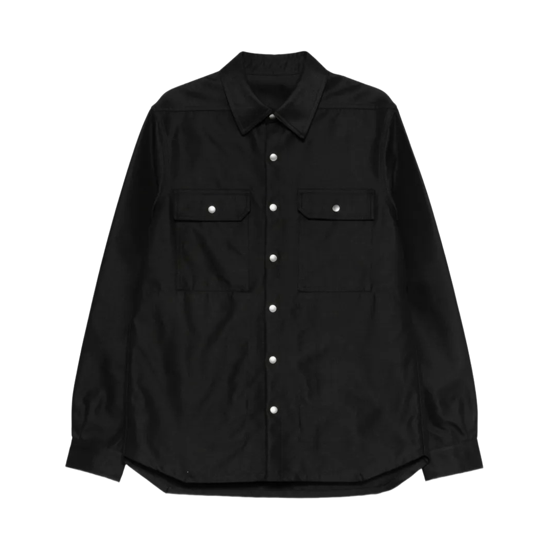 RU01F2729-CDU-09 Rick Owens Outershirt Black