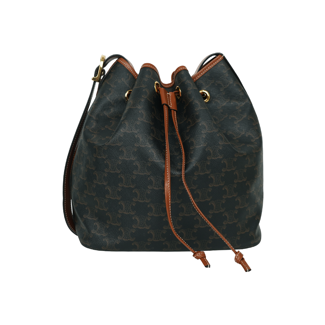 ITBK5ORNRDJD Celine Triope Medium Drawstring Bucket Bag 191391