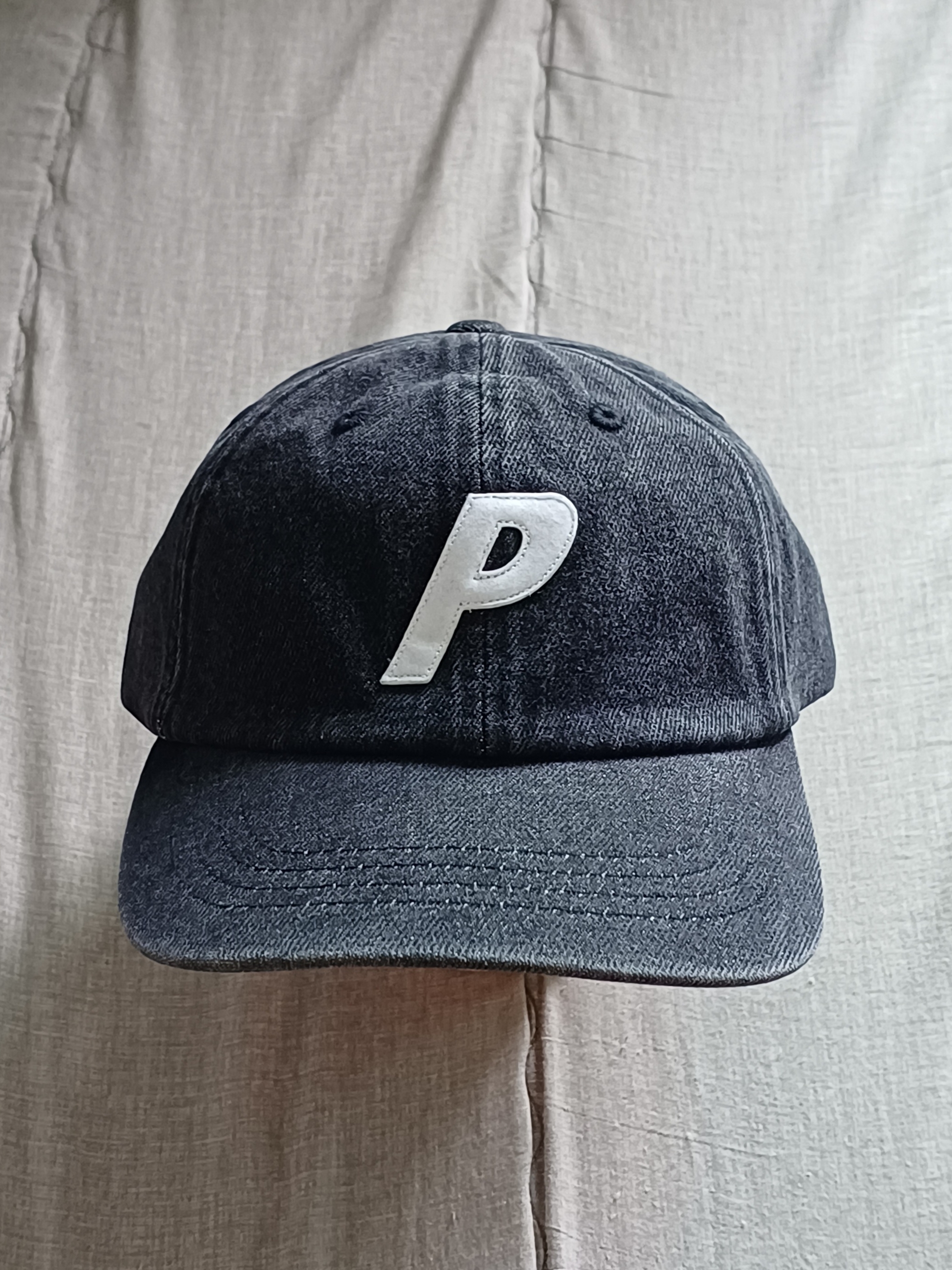 Palace Denim P 6-Panel Black - 25FW 착용 스타일 - 1