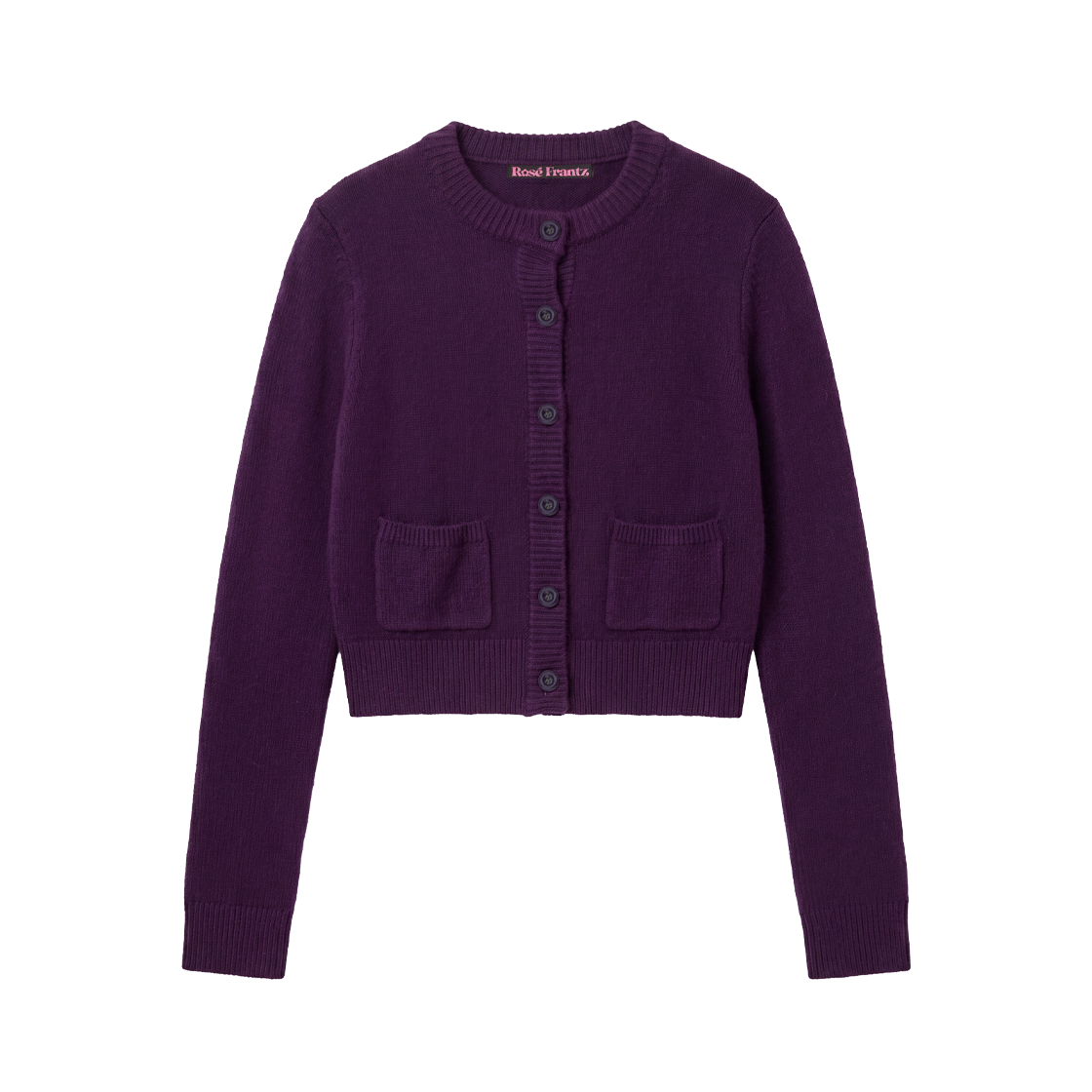 로제프란츠 더블 포켓 가디건 [퍼플](Rosefrantz Double Pocket Cardigan [Purple])