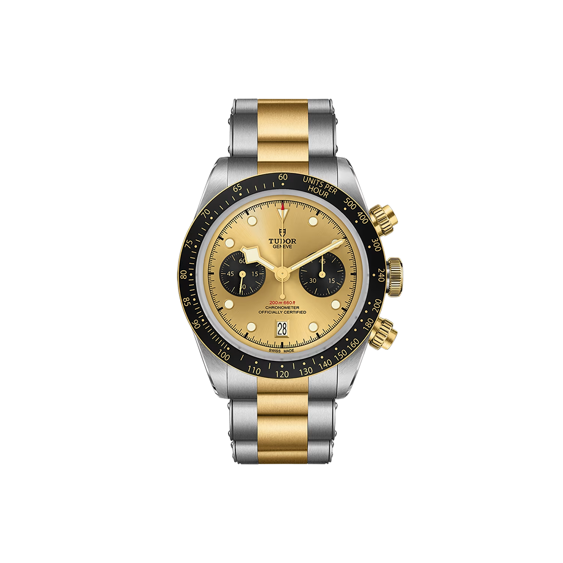 ITL3UFRK3VT4 Tudor Black Bay Chrono S&G 41 Champagne Dial No. 8355