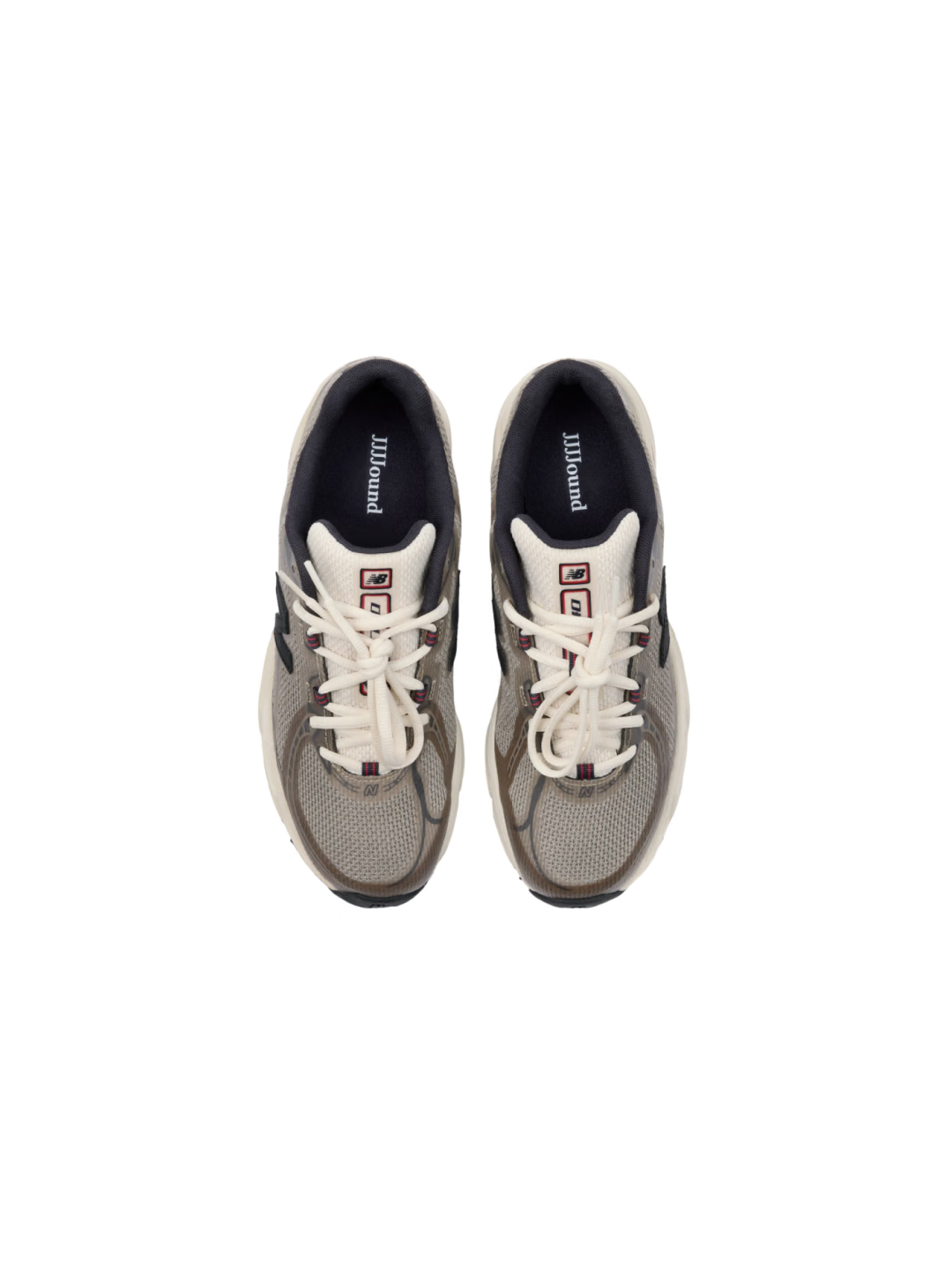 New Balance x JJJJound 740 Paper White Stoneware, New Balance x JJJJound 993 Made in USA Mushroom White 착용 스타일 - 3