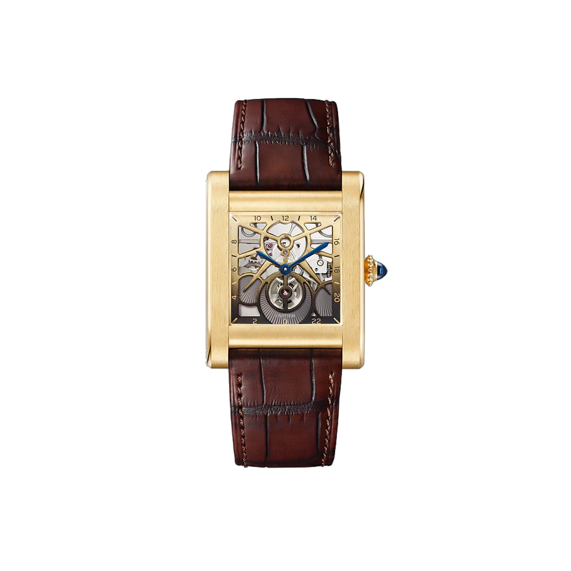 ITLRR7CD639U Cartier Tank Normal Large Skeleton Watch No. 8338