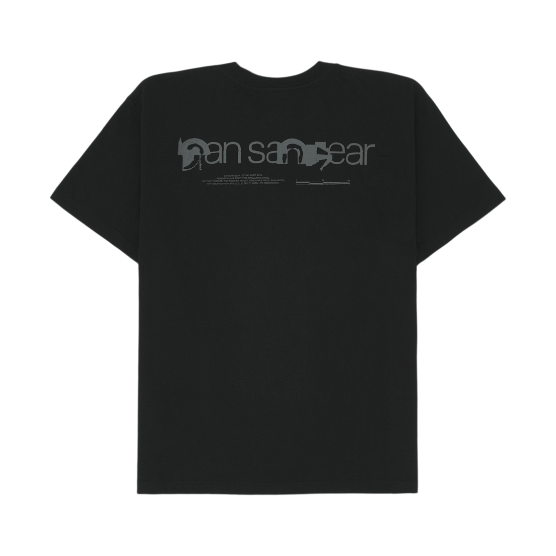 산산기어 로고 티셔츠 블랙 - 25SS(Sansan Gear Logo T-Shirt Black - 25SS) - 2