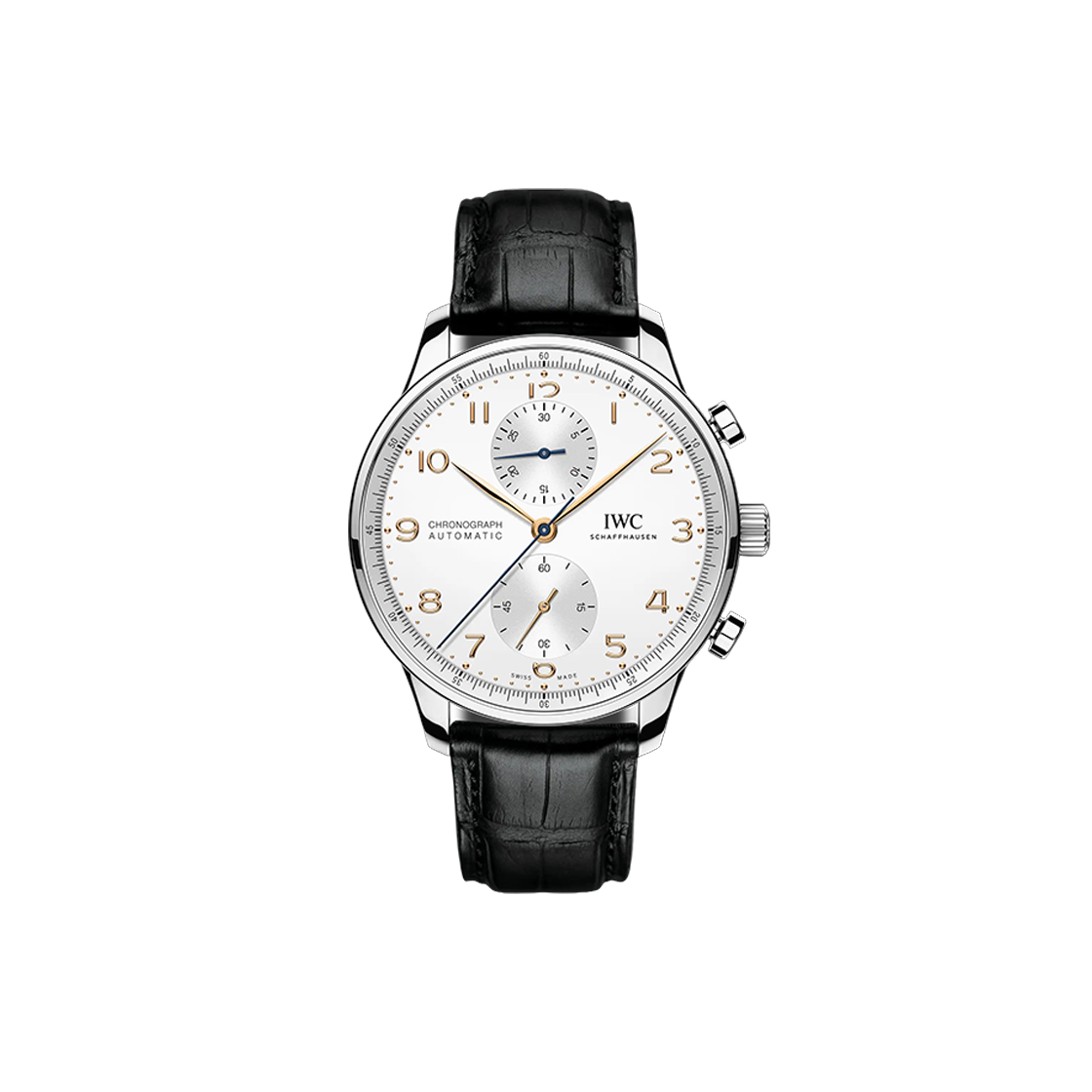 IT6APS2LJ8ON IWC Portugieser Chronograph 41 - IW371604 Silver Arabic + Dot NO.8210