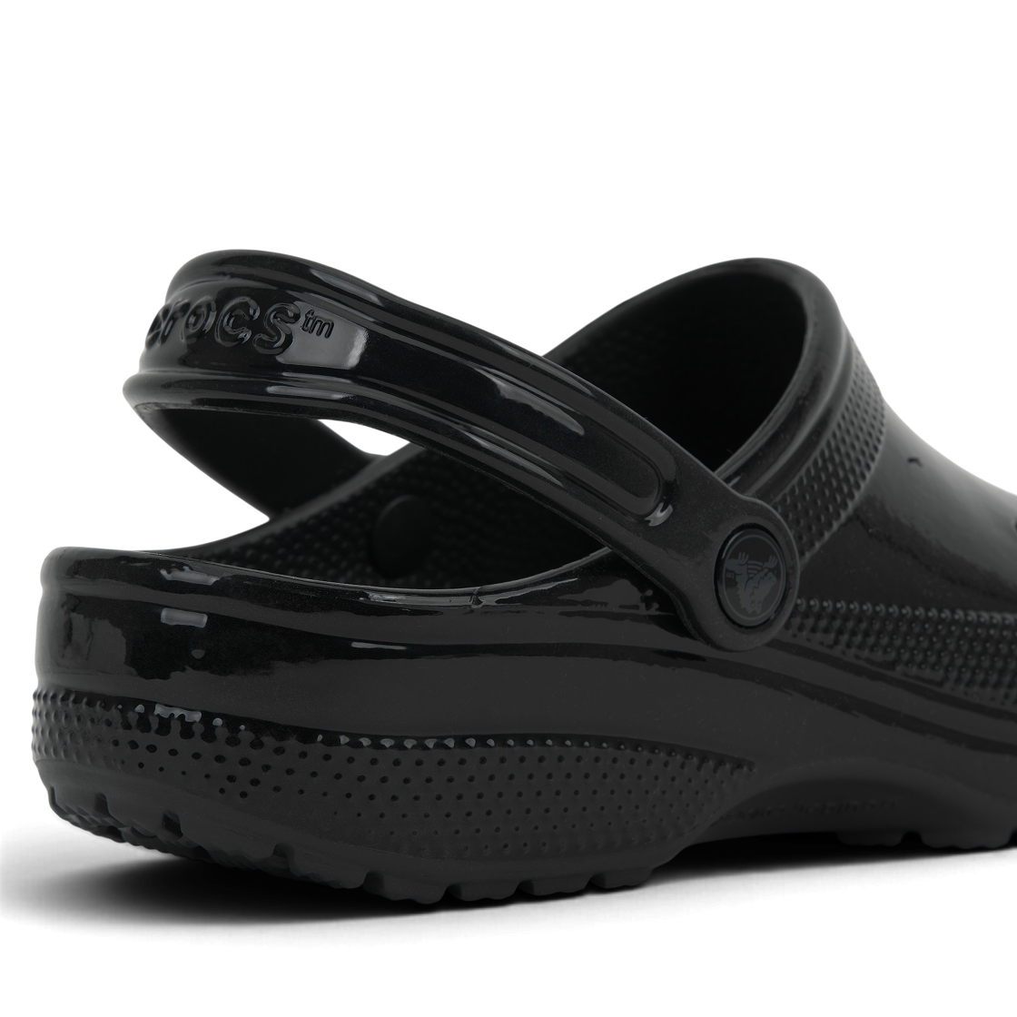 크록스 클래식 하이 샤인 클로그 블랙(Crocs Classic High Shine Clog Black) - 8