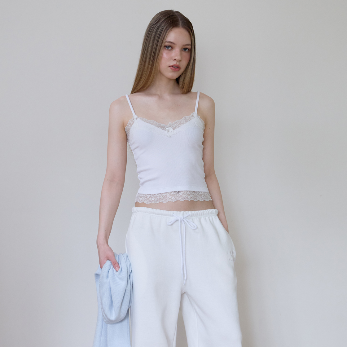 로제프란츠 레이스 트림 슬리브리스 [아이보리](Rosefrantz Lace Trim Sleeveless [Ivory]) - 2
