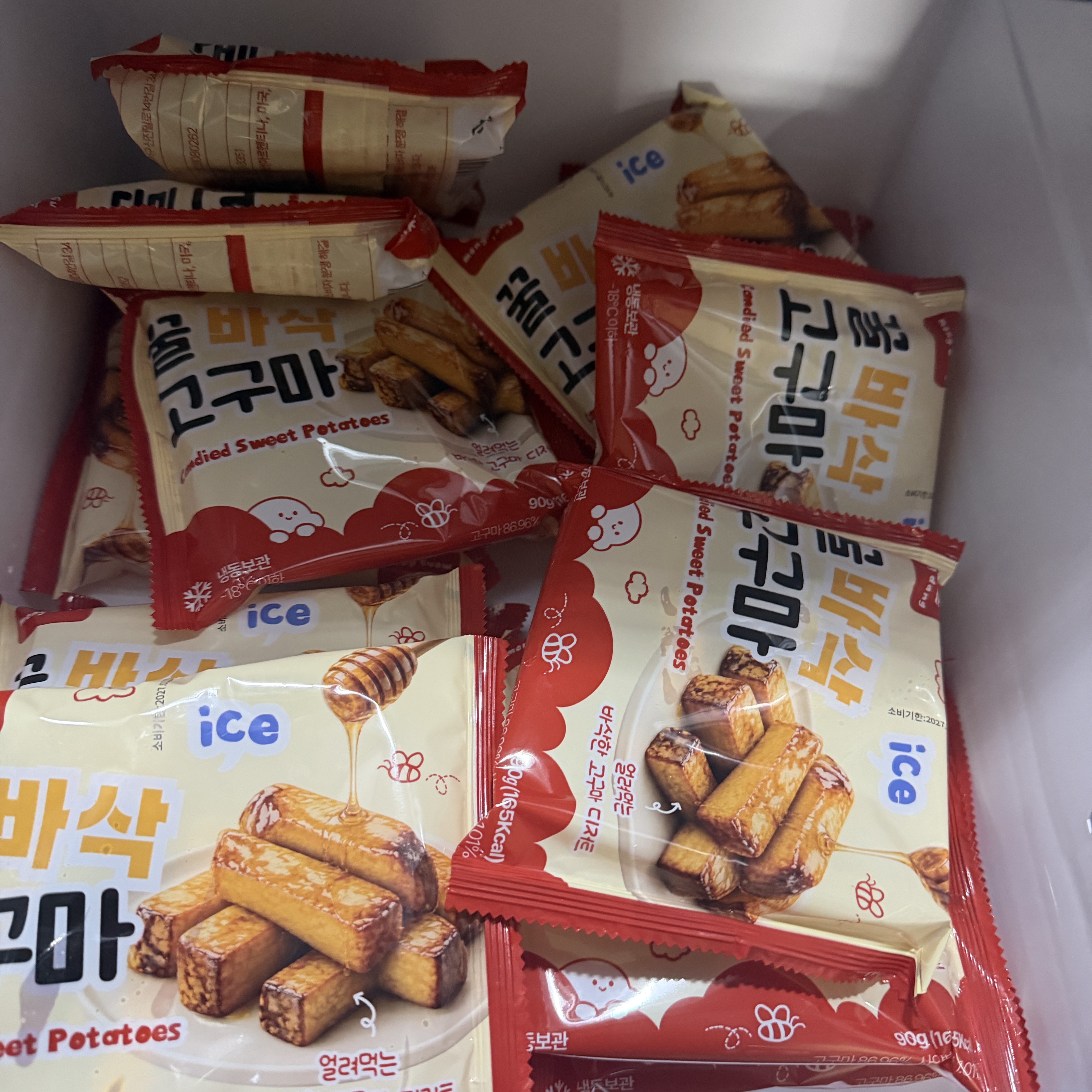 mong dang Candied Sweet Potatoes 90g 3pack 착용 스타일