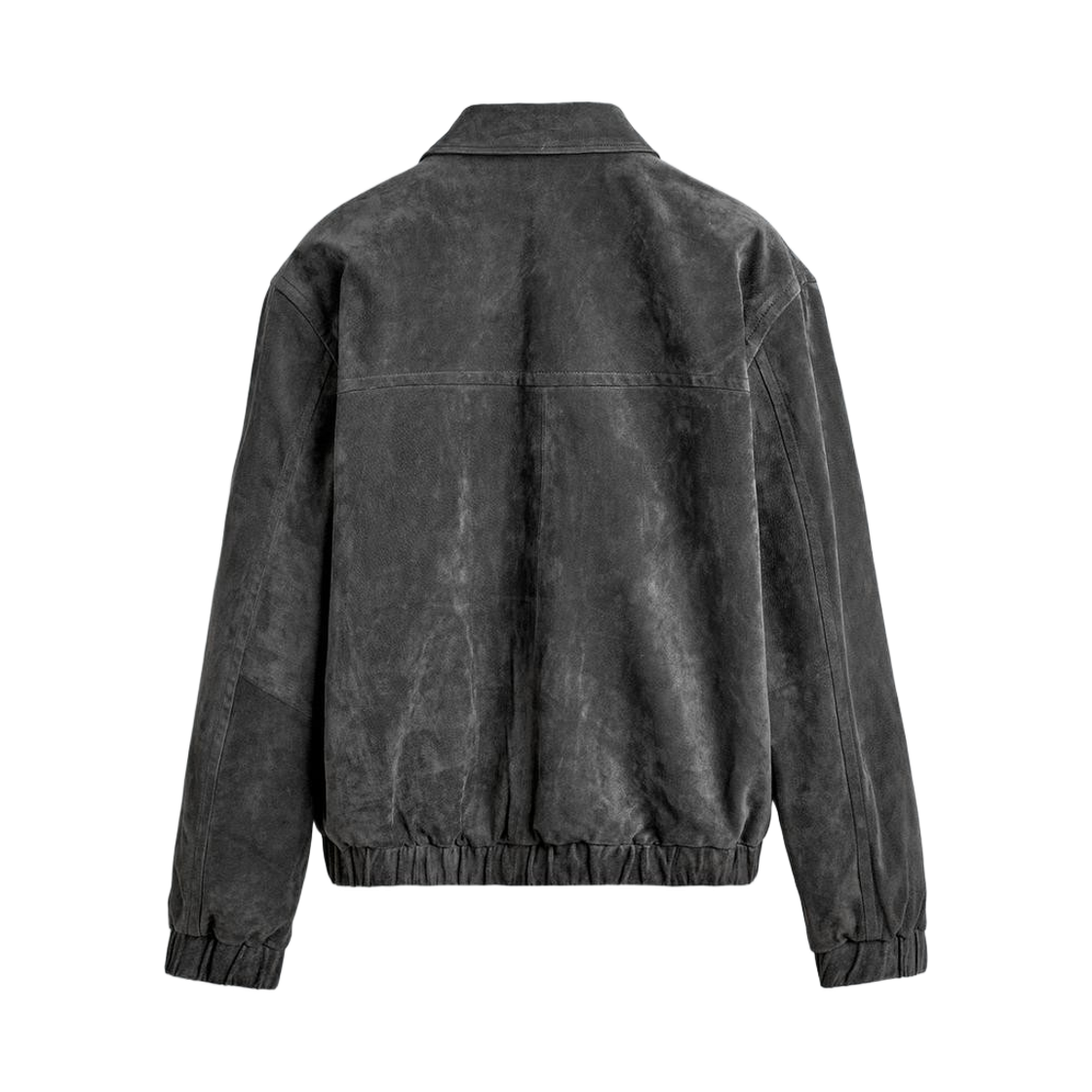 자라 스웨이드 레더 자켓 그레이(Zara Suede Leather Jacket Grey) - 2