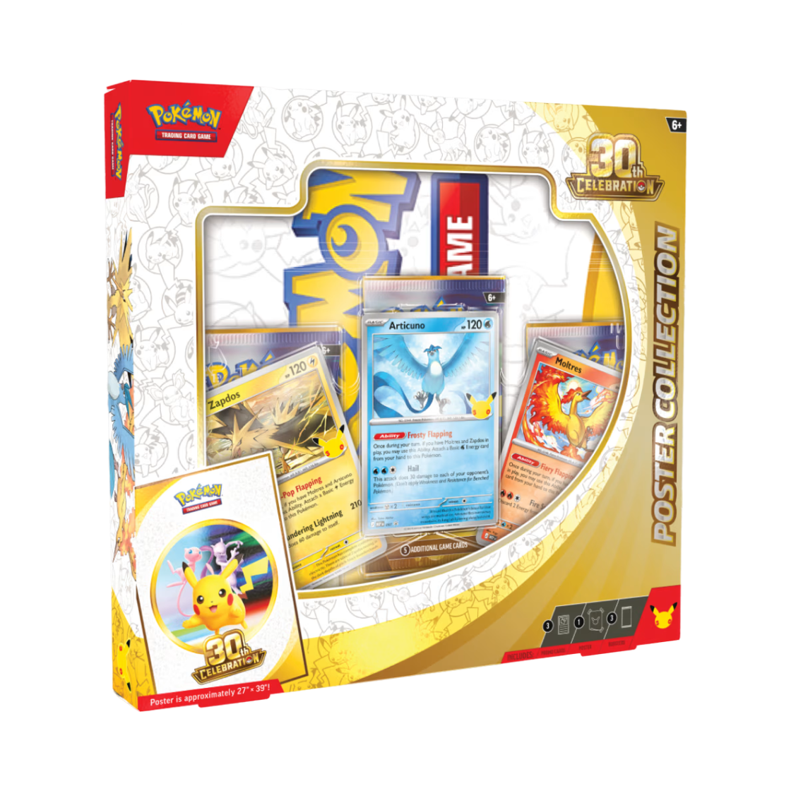 - Pokemon TCG 30th Celebration Poster Collection Box (English Ver.)