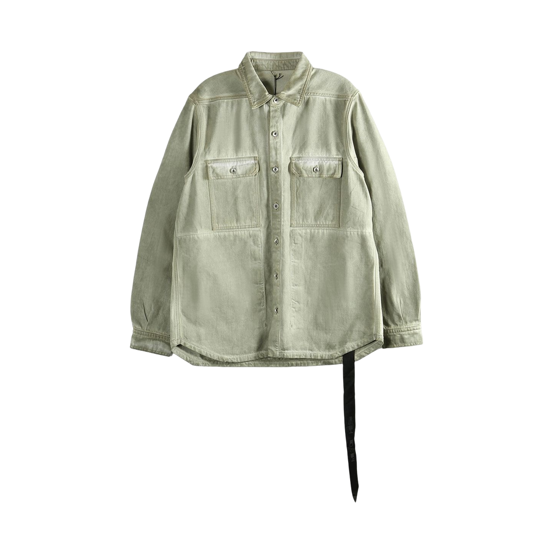 DU01F4755-DSN-138 Rick Owens Drkshdw Denim Outershirt Sand