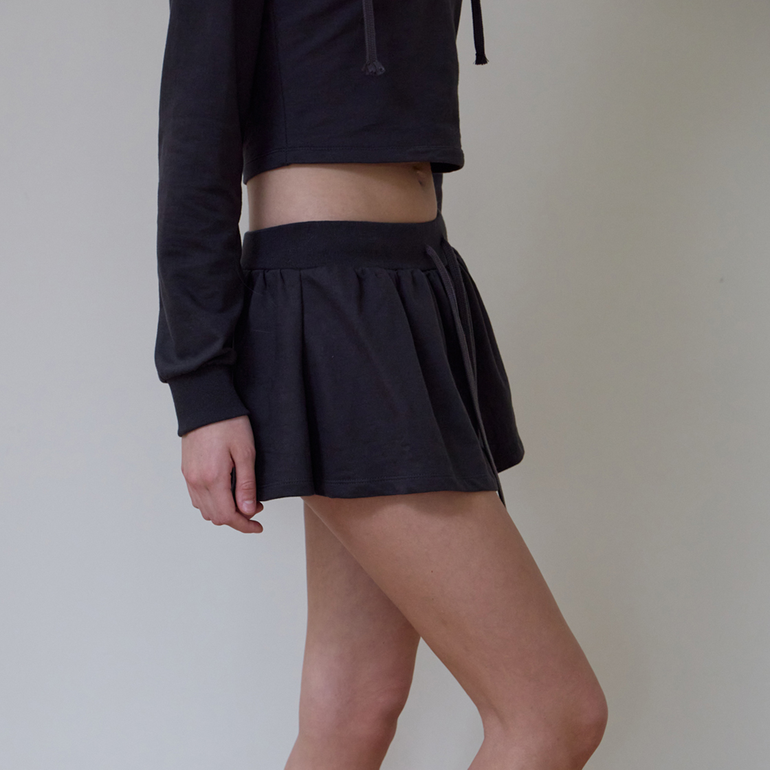 로제프란츠 패치워크 미니 스커트 [차콜](Rosefrantz Patchwork Mini Skirt [Charcoal]) - 5