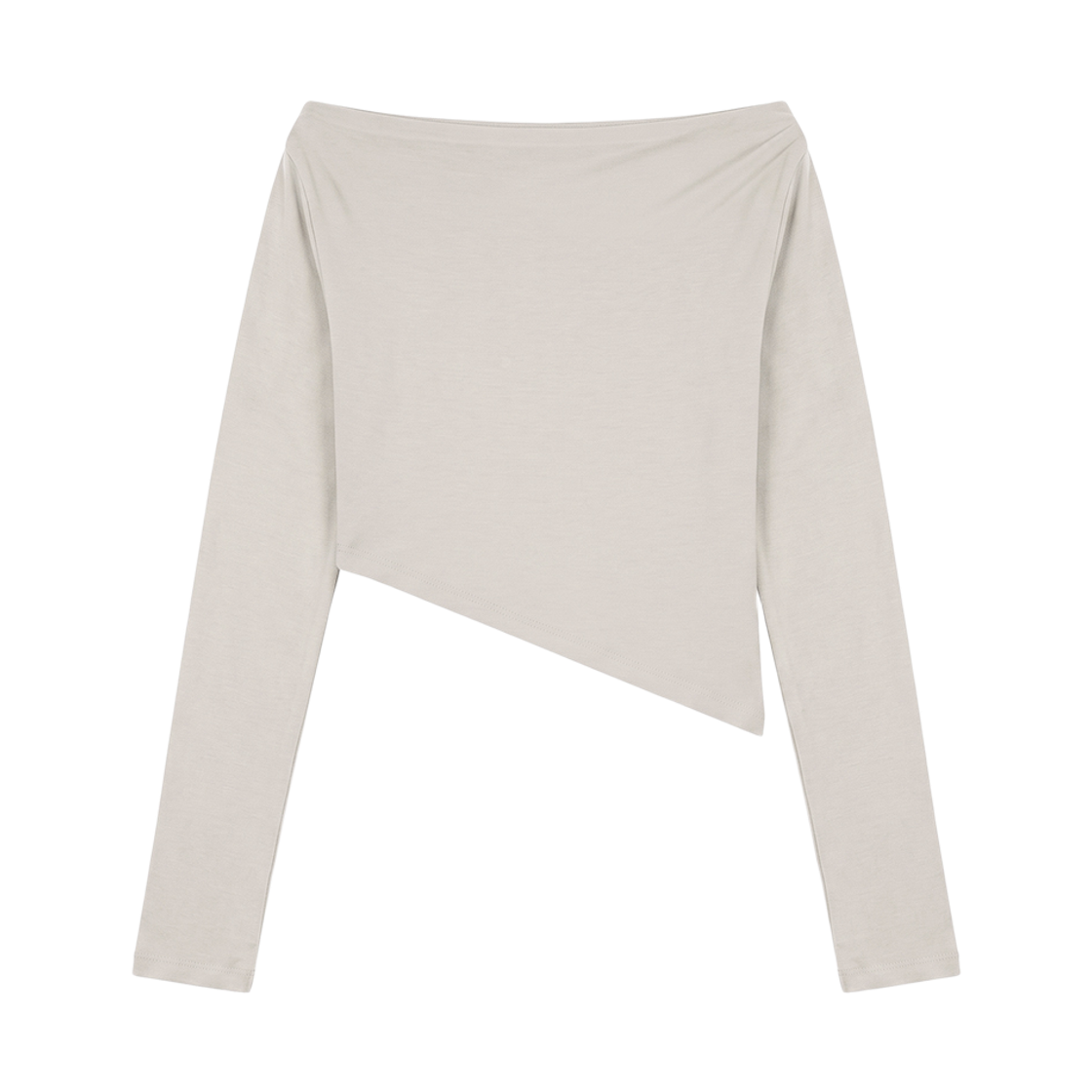 분트 슬라우치 오프숄더 롱슬리브 베이지(VOONT Slouchy Off-Shoulder Long Sleeve (BEIGE)) - 2