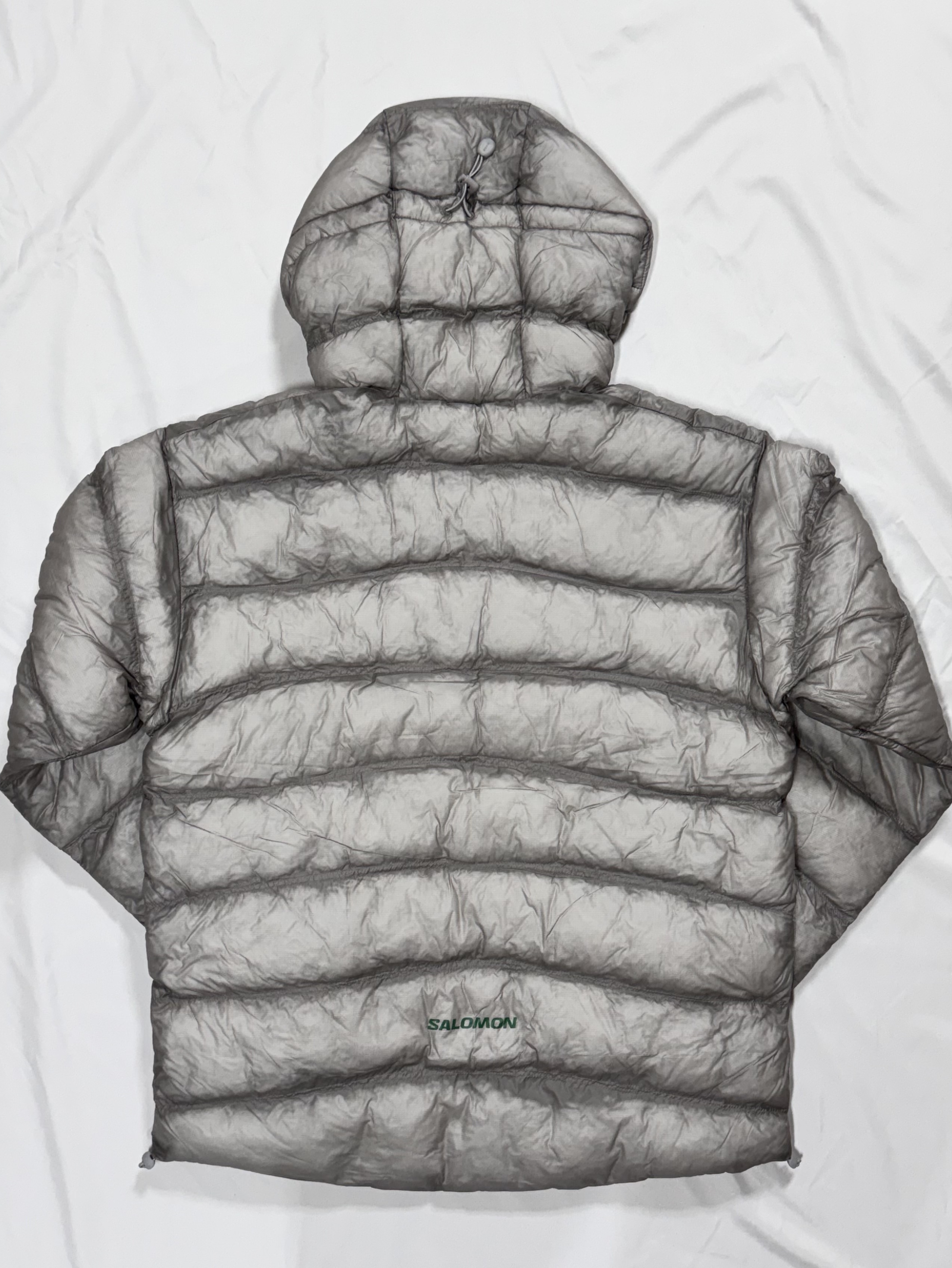 Salomon UNI Cross Insulation Jacket Light Grey 착용 스타일