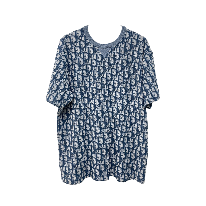 IT2QI2935EDJ Dior Oblique Terry Short Sleeve T-Shirt