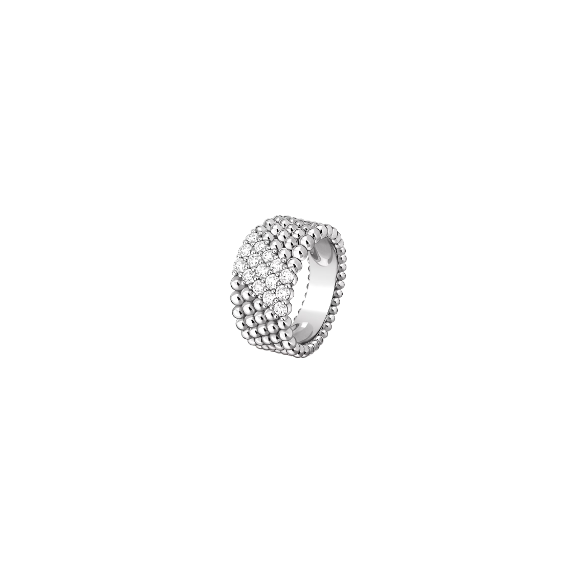 ITNIALM8WMD3 Van Cleef & Arpels Perlee Diamond Ring VCARP7UV00 NO.J34