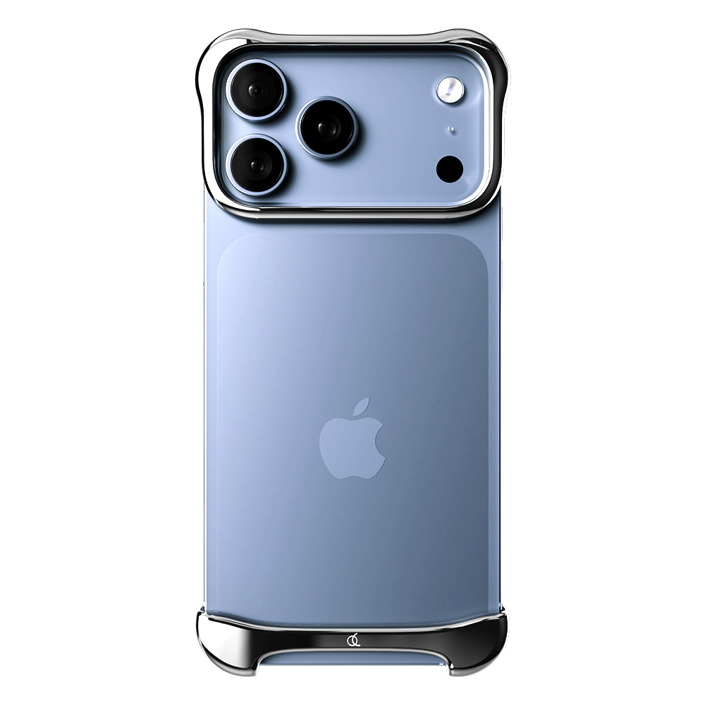 아크펄스 아이폰 항공 알루미늄 범퍼 케이스 미러 실버 (아이폰 18프로/프로맥스)(ArcPulse iPhone Aircraft Aluminum Bumper Case Mirror Silver (iPhone 18 Pro/Pro Max))