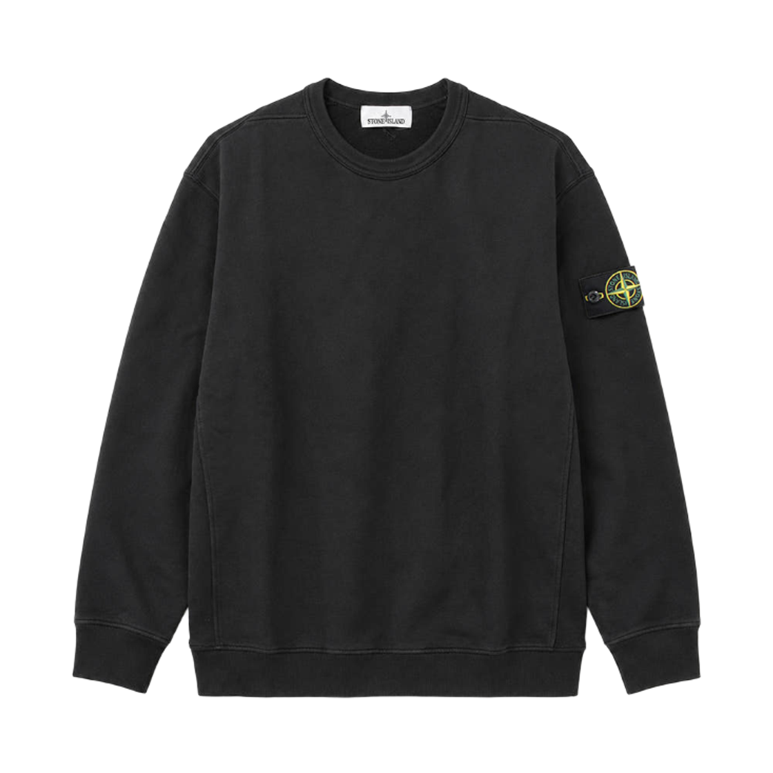 L2S1561000-49S0A20-V0029 Stone Island 6100049 Organic Cotton Fleece Sweatshirt Black - 26FW
