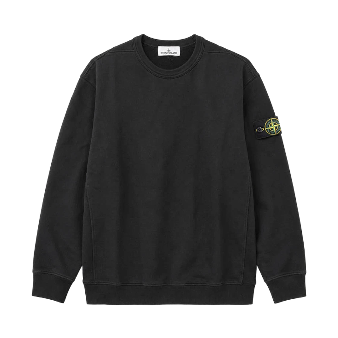 Stone Island Stone Island 6100049 Organic Cotton Fleece Sweatshirt Black - 26FW · XXL