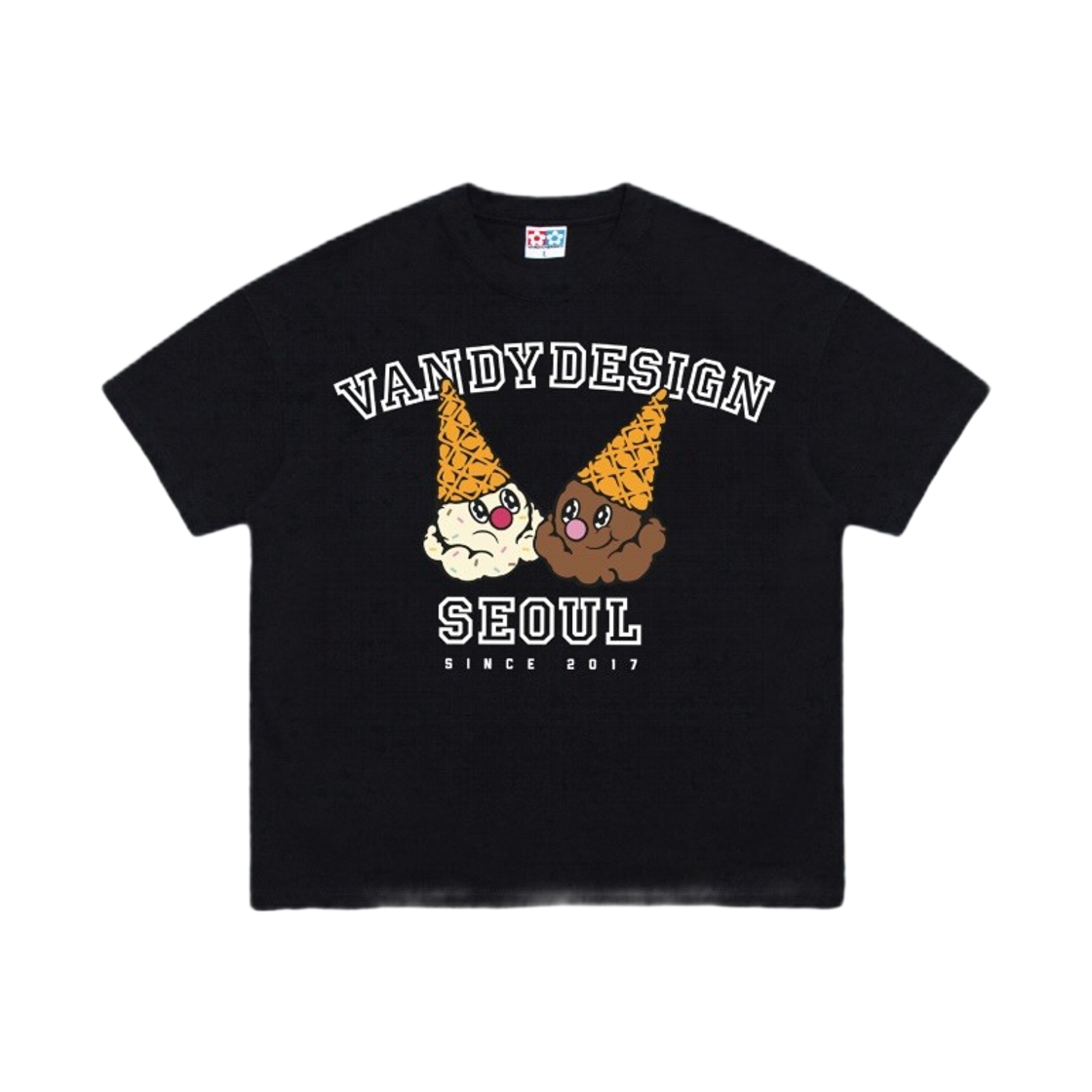반디 더 핑크 서울 티셔츠 블랙 - 서울 팝업 한정(Vandy The Pink Seoul T-Shirt Black - Seoul Pop-Up Exclusive)