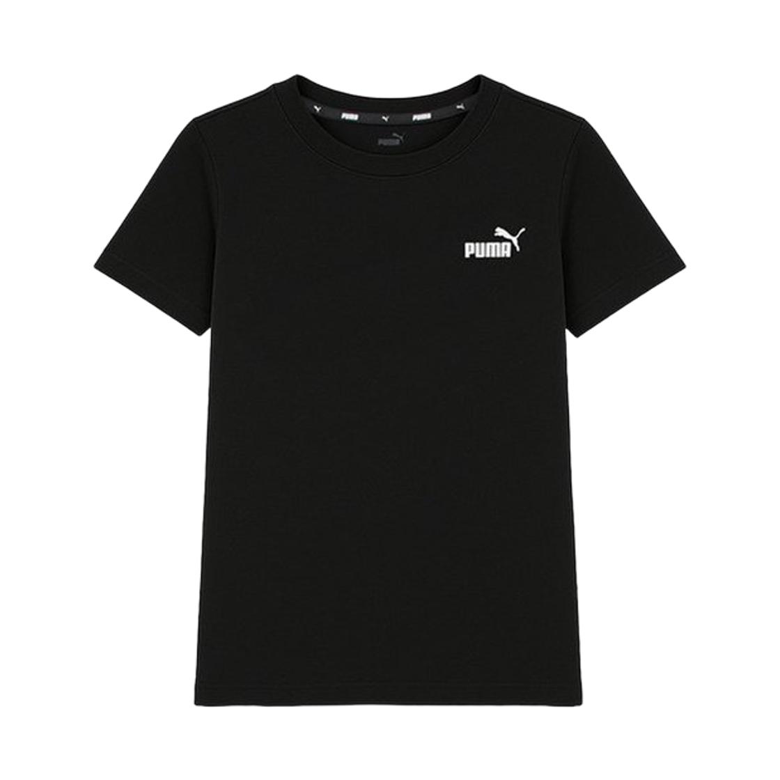 586961-01 (Kids) Puma Logo T-Shirt Black