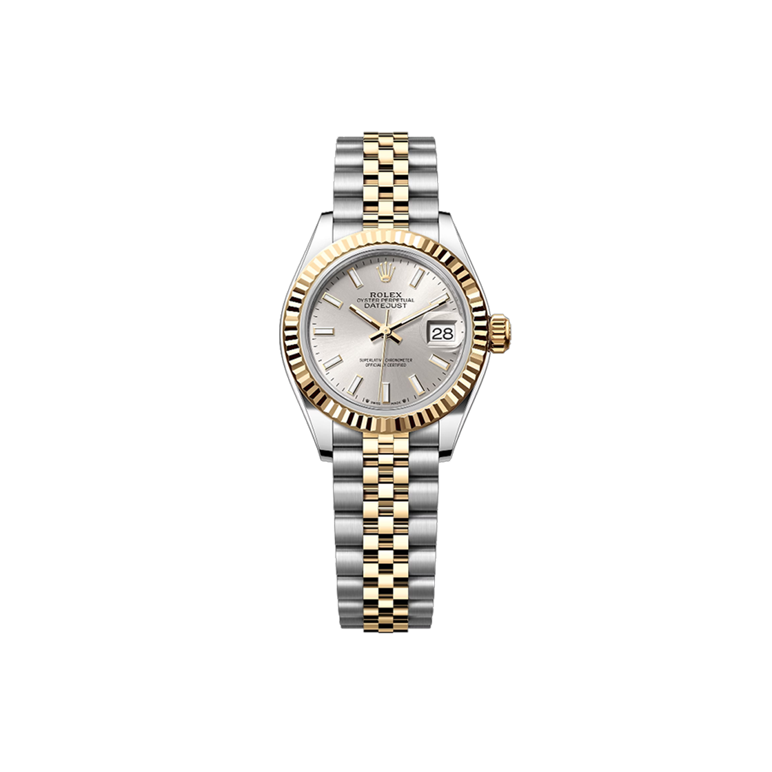 IT4AMEQ2UGCP Rolex Datejust 28 - 279173 Silver Bar Jubilee No. 8207