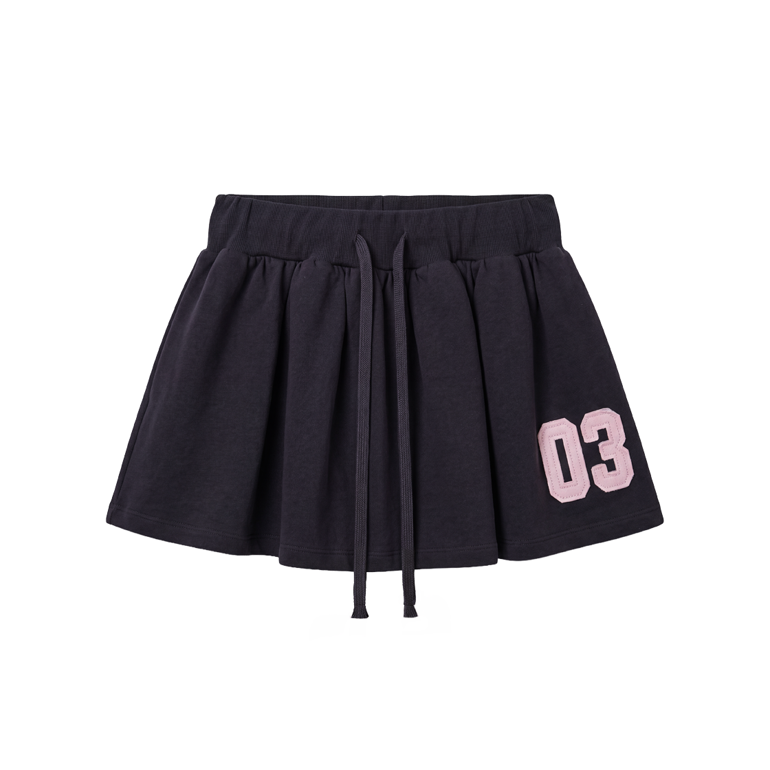 RS26FSK101CRC Rosefrantz Patchwork Mini Skirt [Charcoal]