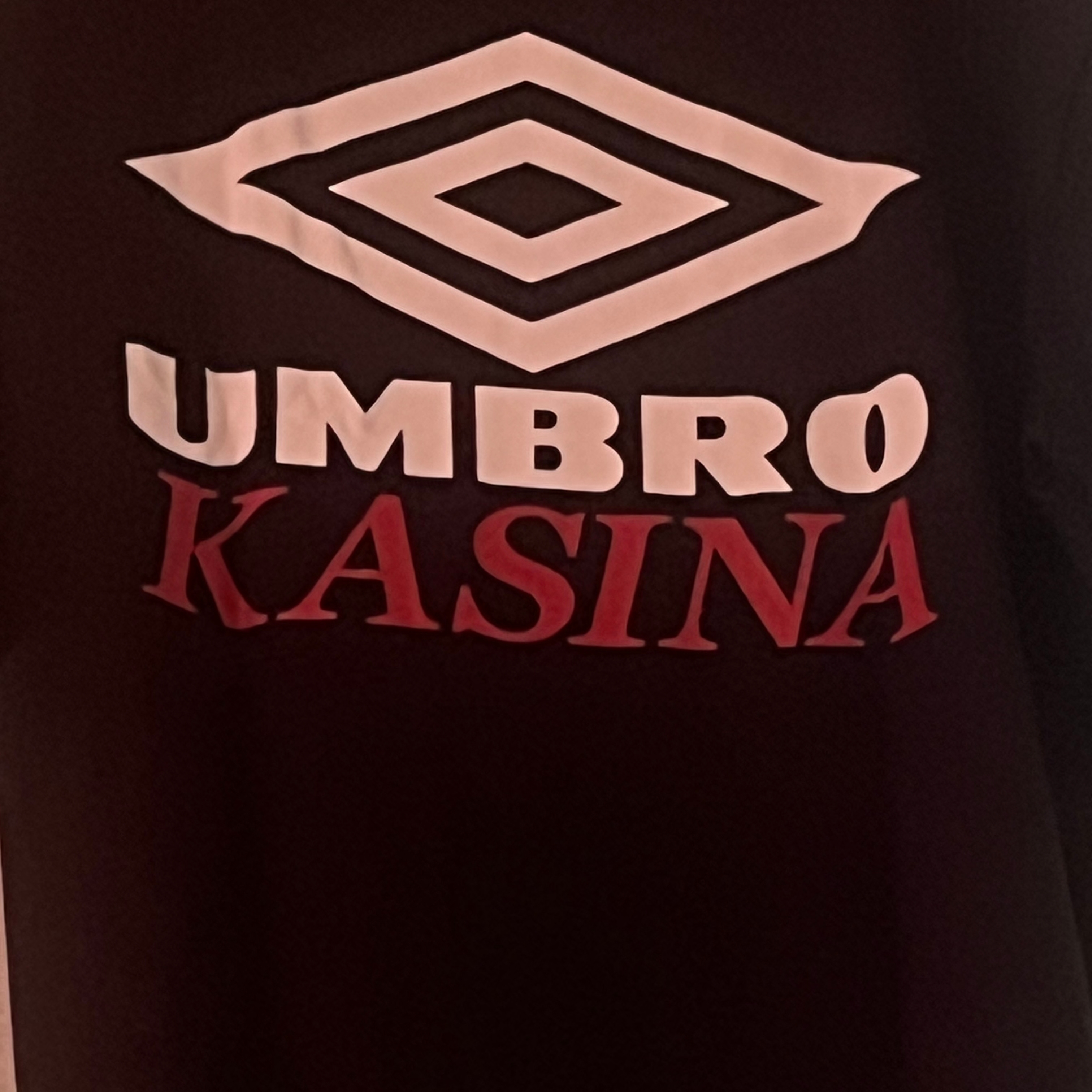 Umbro x Kasina S/S T-Shirt Black 착용 스타일