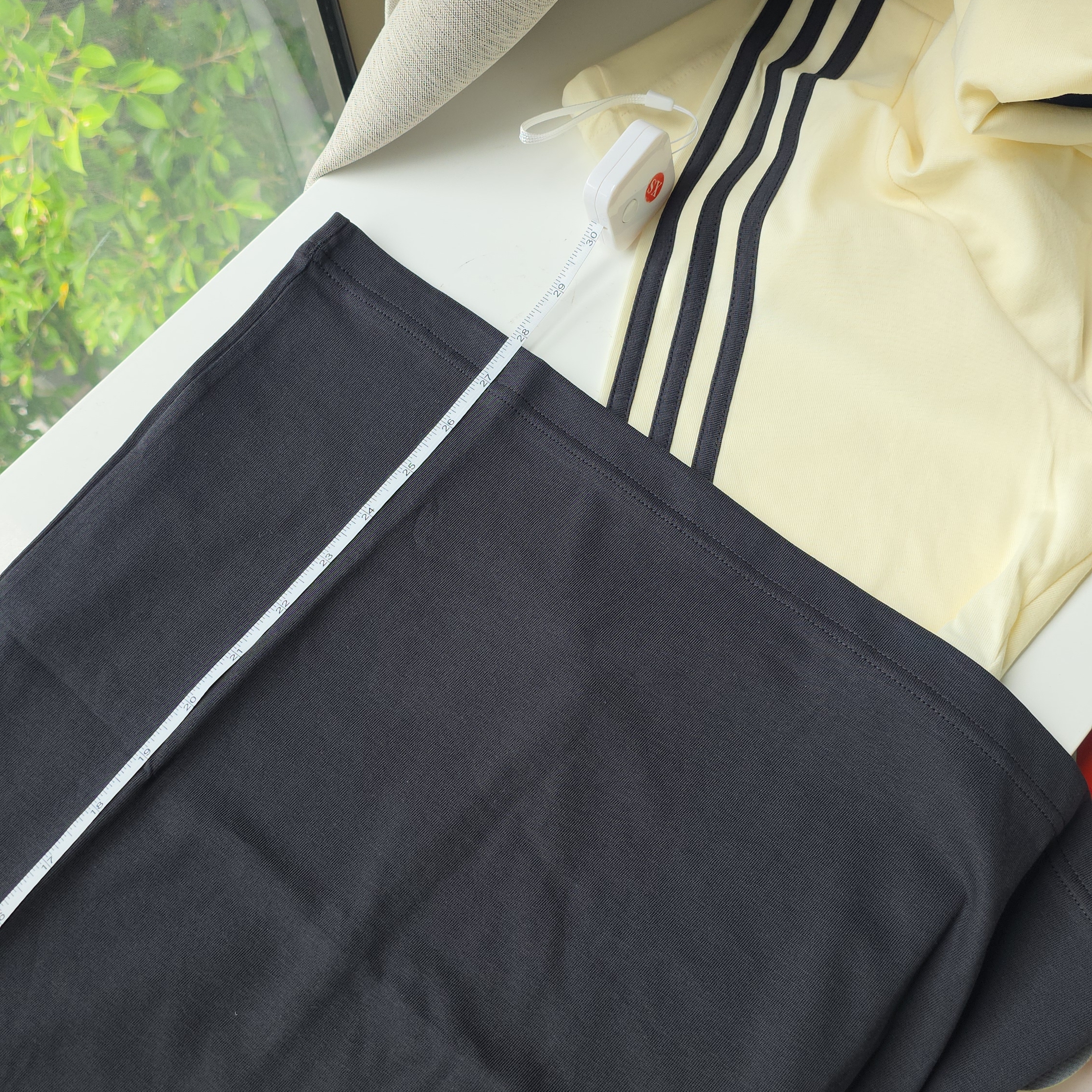 Adidas x Oasis Tour 3-Stripes T-Shirt Clear Sky Black - KR Sizing 착용 스타일 - 5