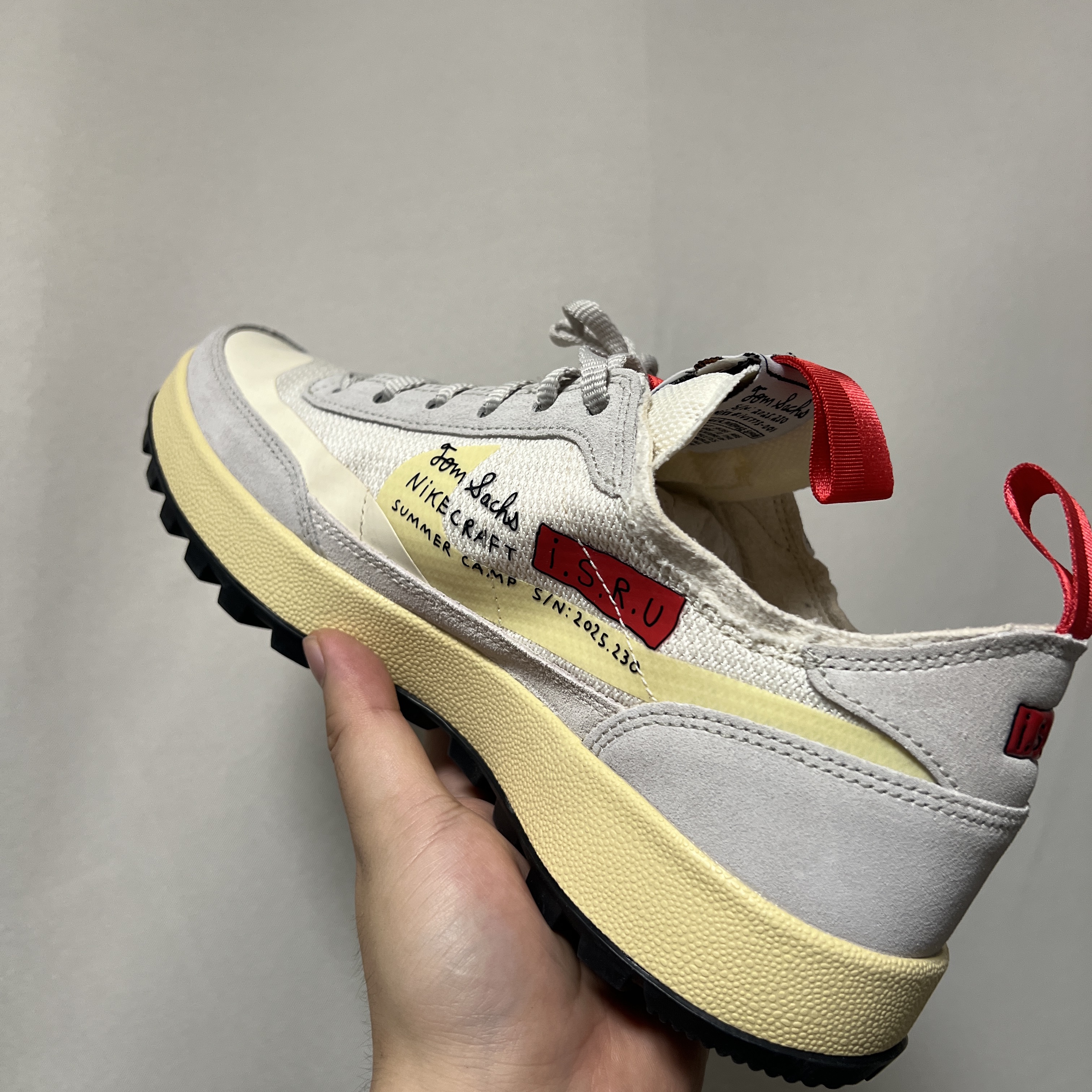 Nike x Tom Sachs General Purpose Shoe Grey Yellow 착용 스타일 - 2