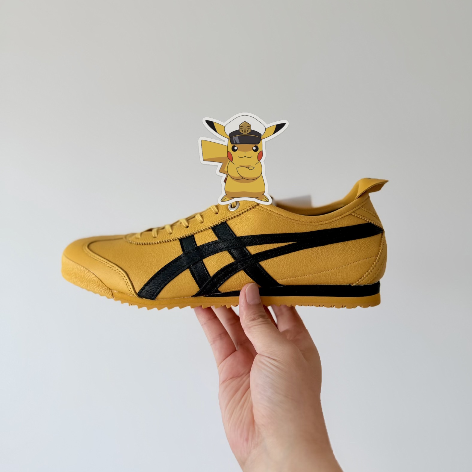 Onitsuka Tiger Mexico 66 SD Yellow Black 착용 스타일 - 1