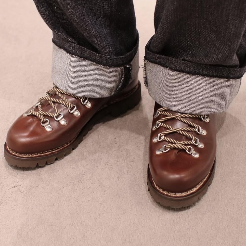 Paraboot Clusaz Jannu Lisse Marron Ecorce 착용 스타일 - 1