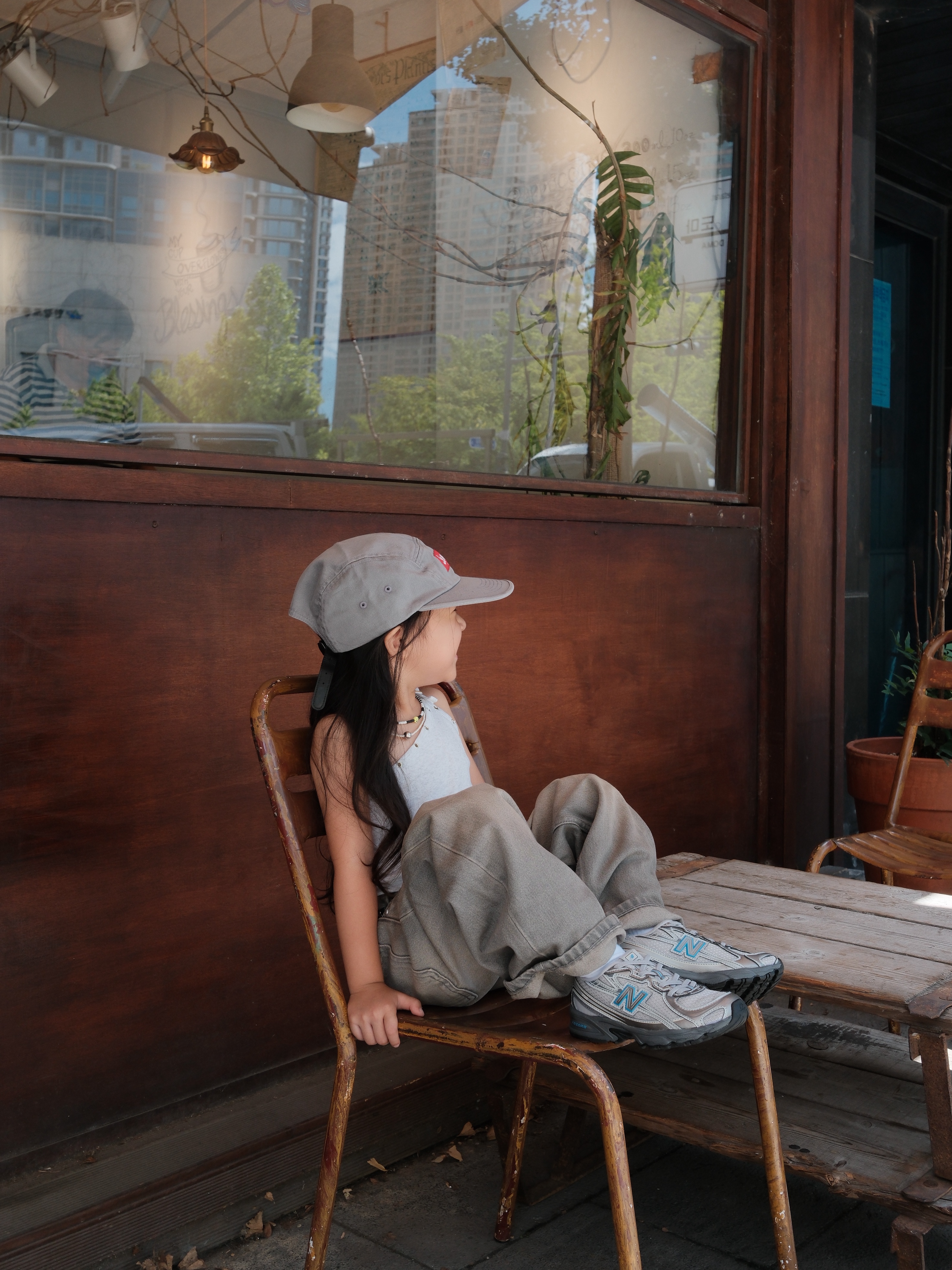 Supreme Washed Chino Twill Camp Cap Grey - 26SS 착용 스타일 - 2