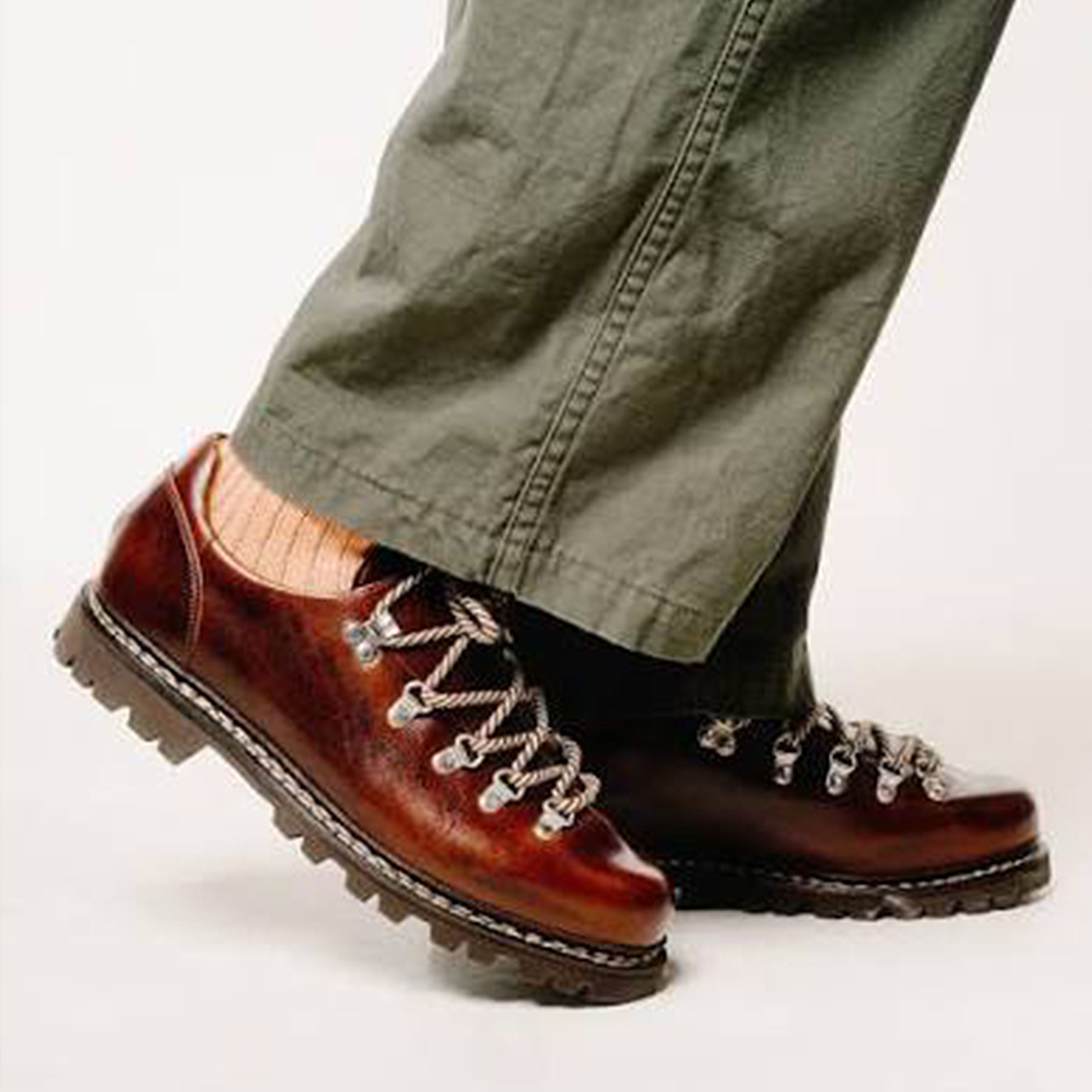 Paraboot Clusaz Jannu Lisse Marron Ecorce 착용 스타일 - 2