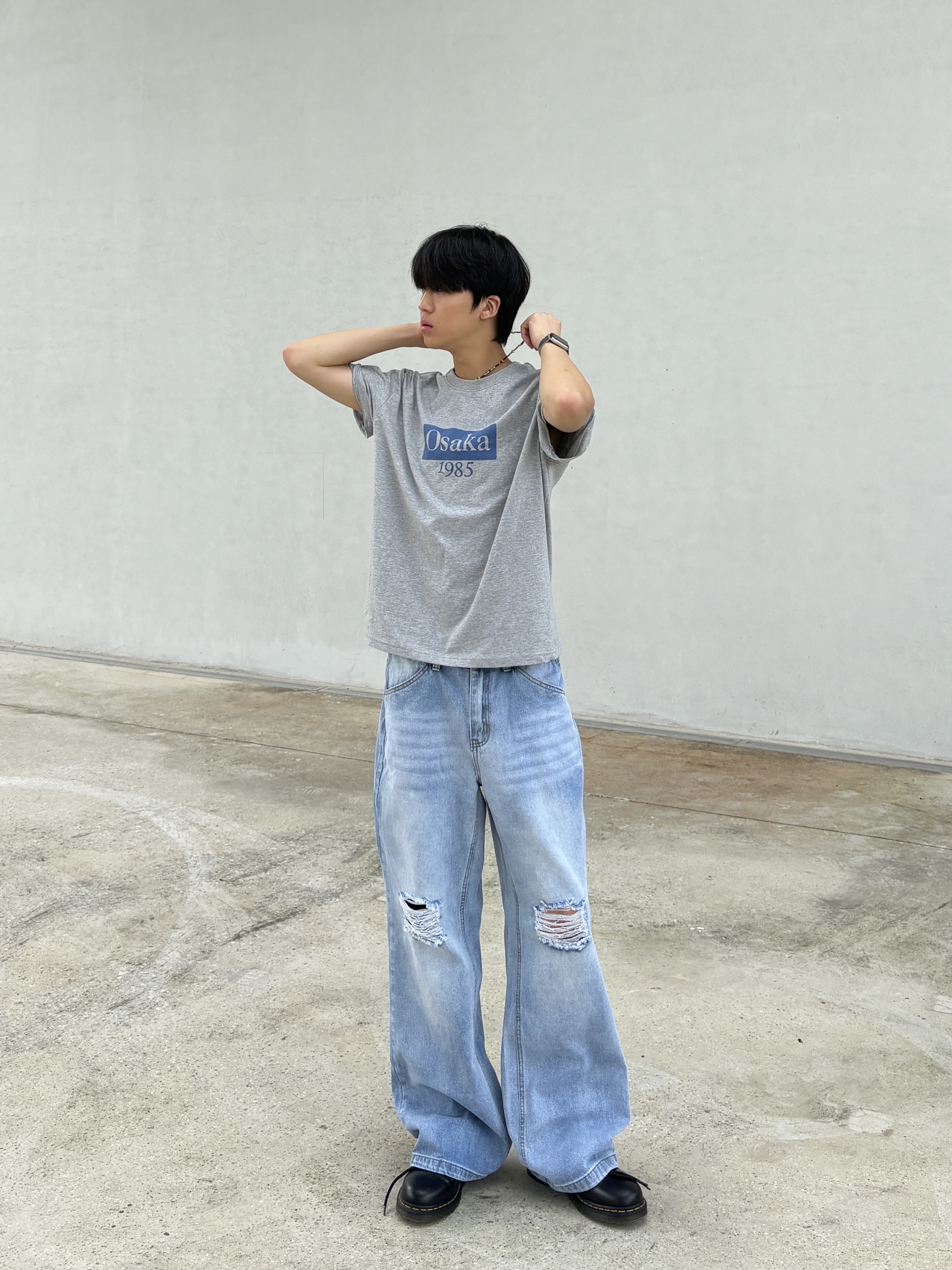 Dr. Martens 1461 Smooth Black 착용 스타일 - 9