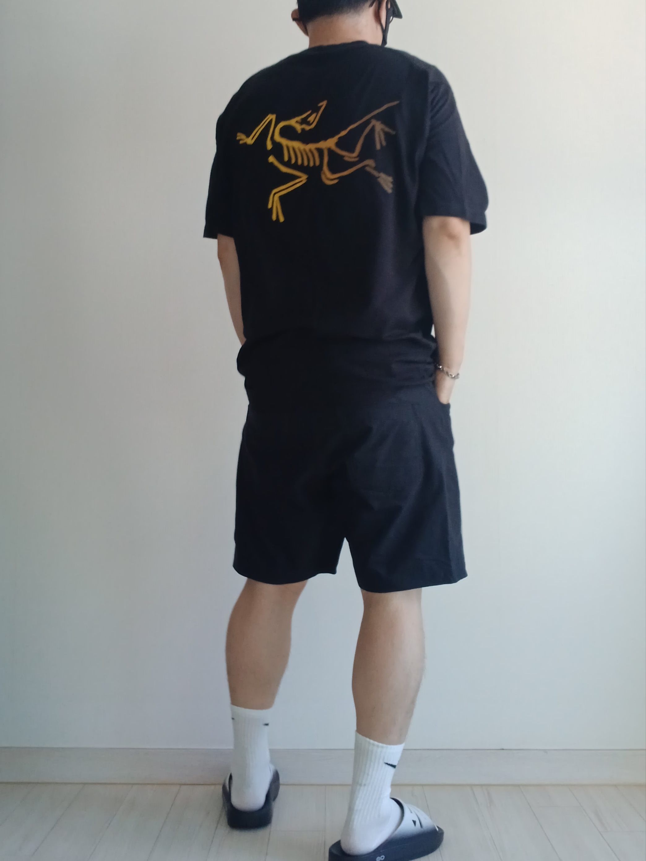 Arc'teryx Small Bird Cap 24K Black, Arc'teryx Small Bird Cap Black 착용 스타일 - 9
