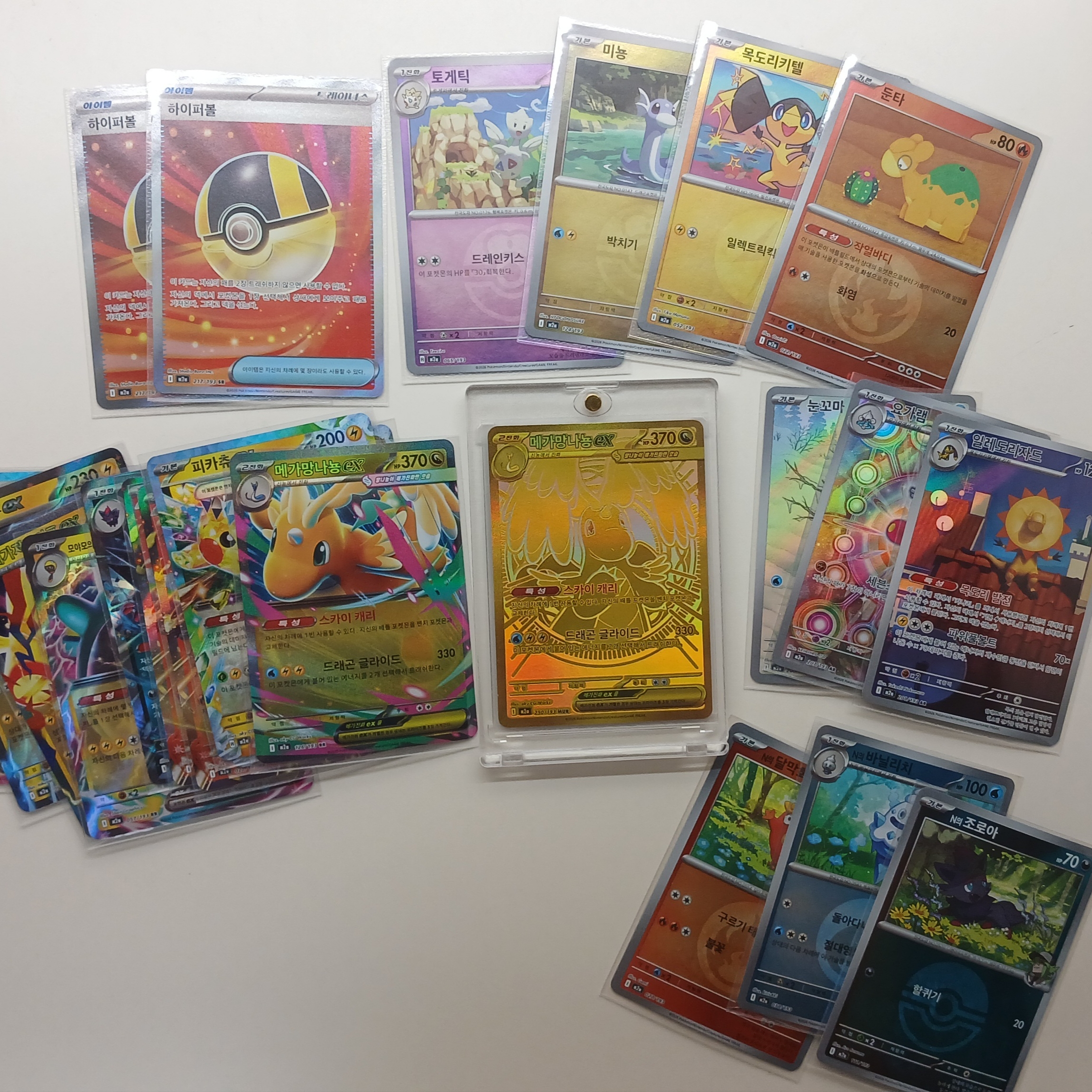Pokemon TCG Mega High class pack MEGA Dream ex 1 Box (Pack of 10/Korean Ver.) 착용 스타일
