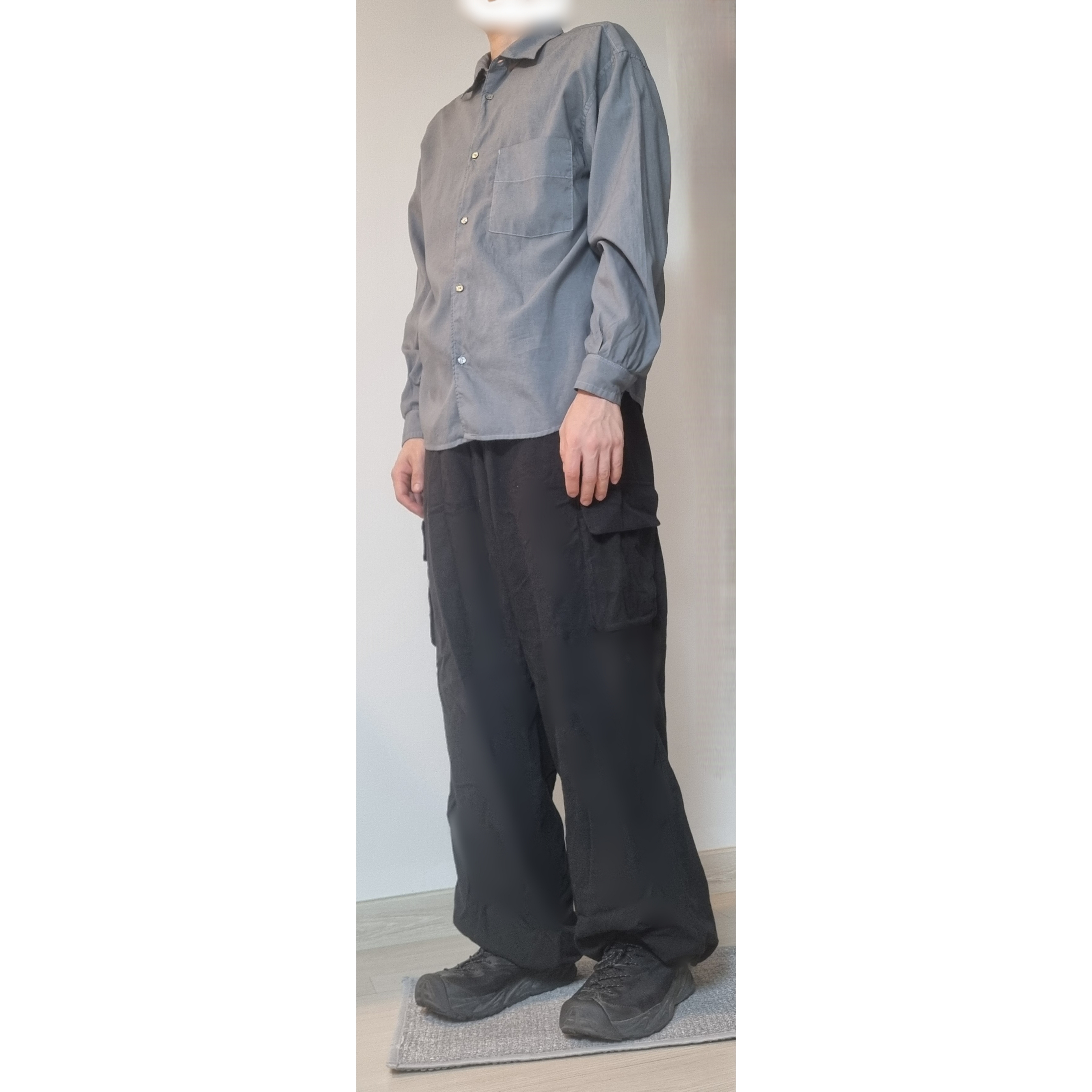 Hoka Hopara 2 Black, Polyteru Human Index Index Cargo Pants Black 착용 스타일 - 4