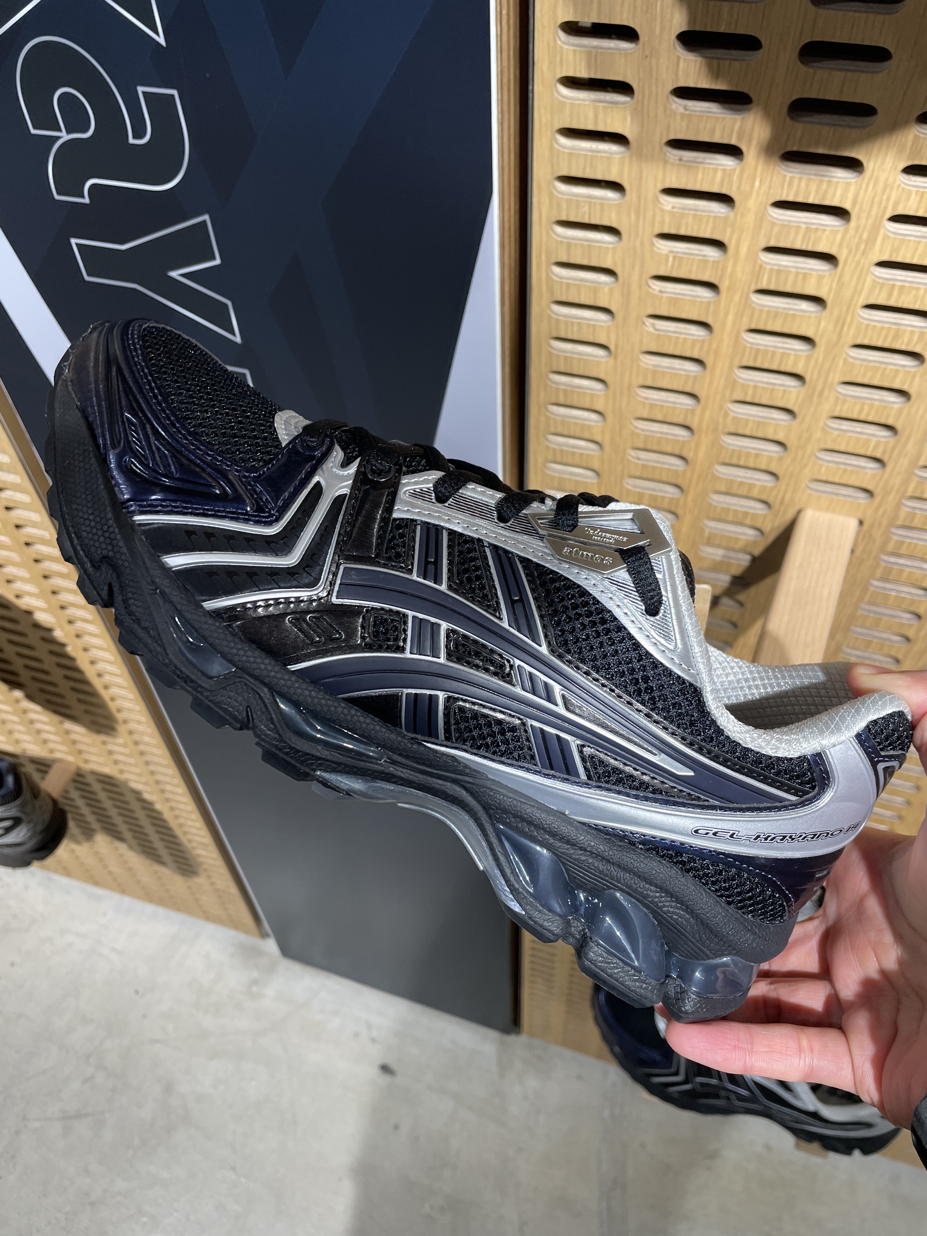 Asics x Atmos x Undermycar Gel-Kayano 14 Black Pure Silver 착용 스타일