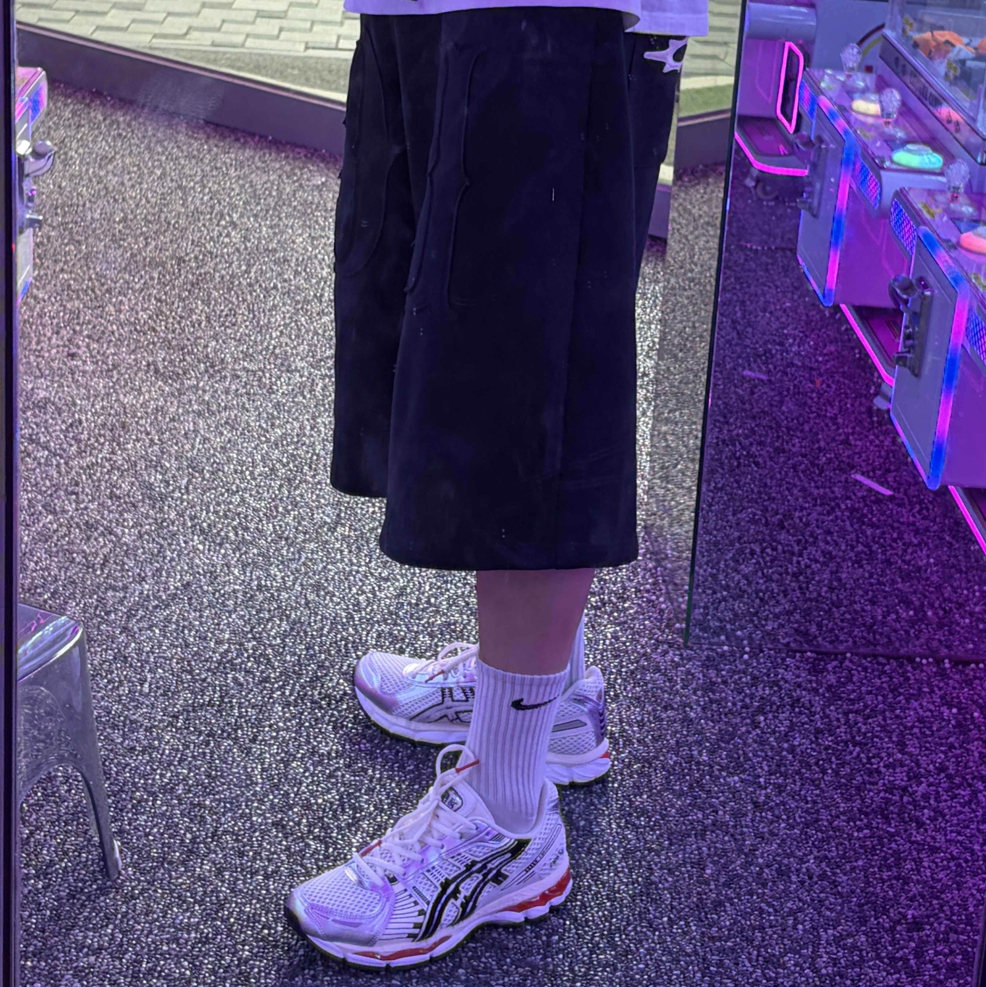 Asics x Lapstone & Hammer Gel-Kayano 12.1 White Metallic Silver 착용 스타일
